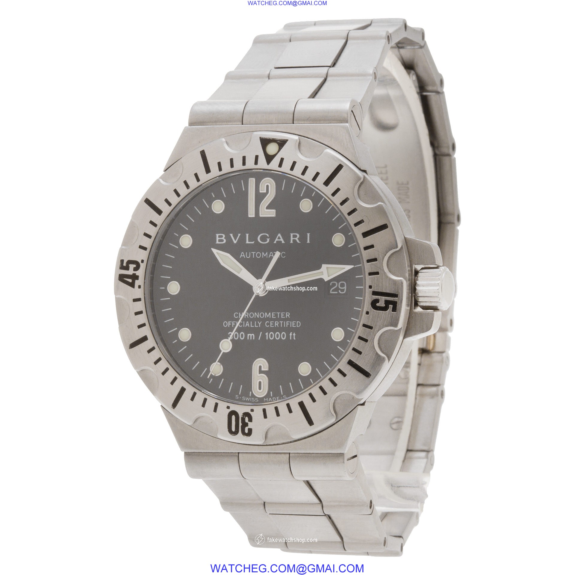Bvlgari SD 40 S Diagono Automatic Male Stainless Steel 3