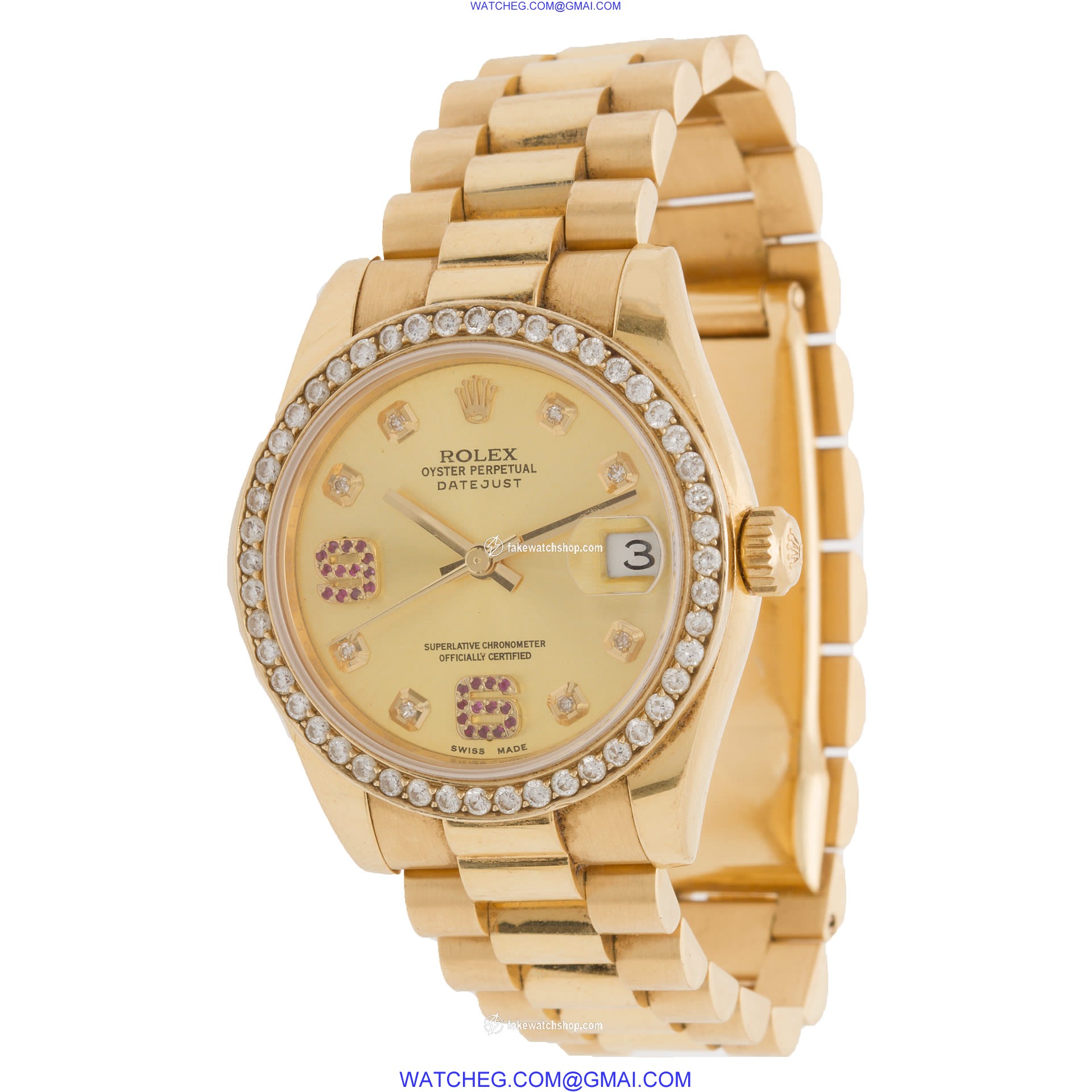 Rolex 178278 Datejust Automatic Unisex 18k yellow gold 3