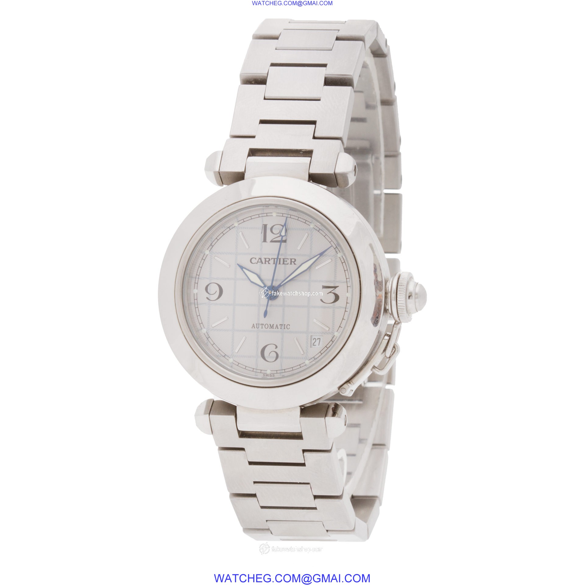 Cartier  W31076M7 Pasha C Automatic Unisex Stainless Steel 3