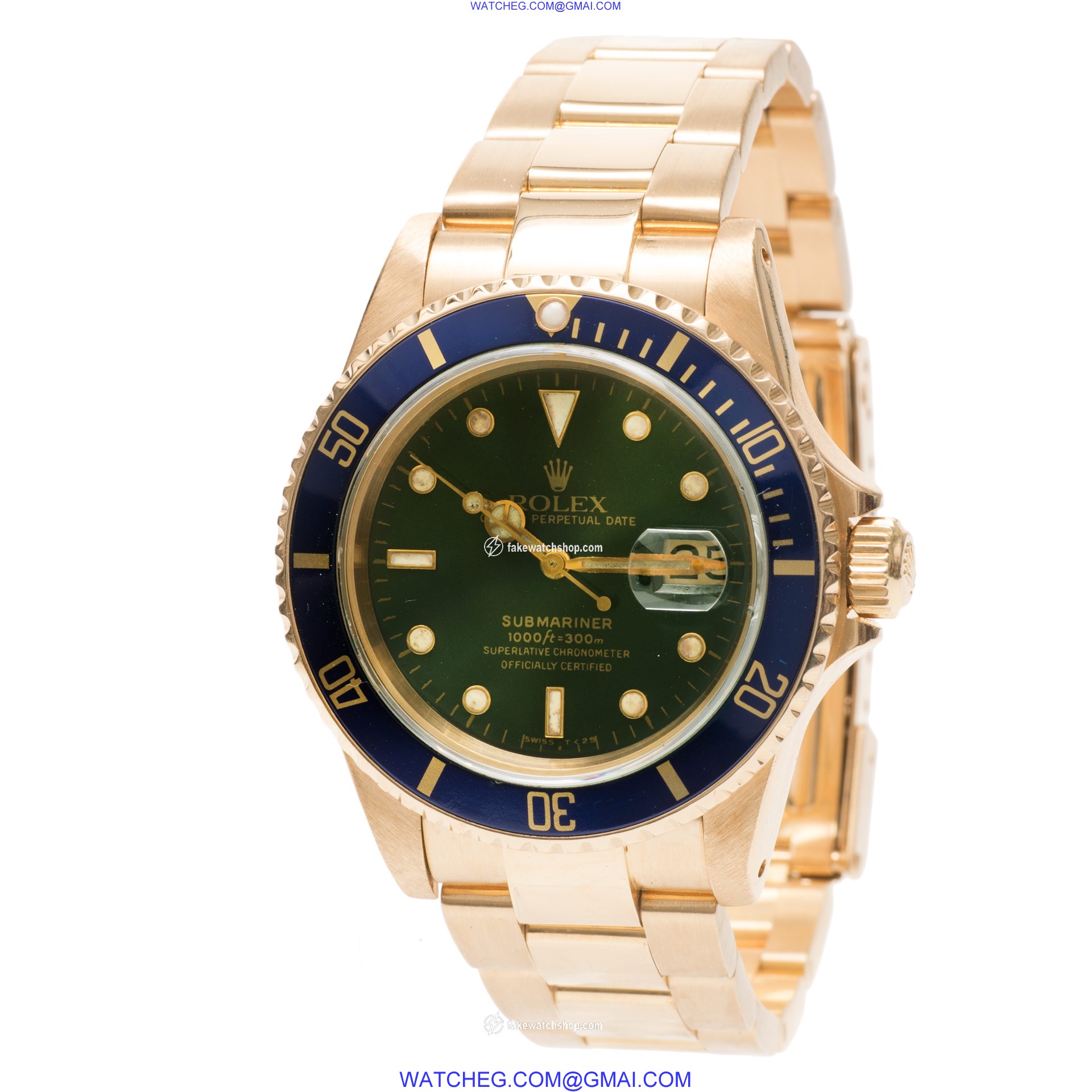 Rolex 16808 Submariner Automatic Male 18k yellow gold 3