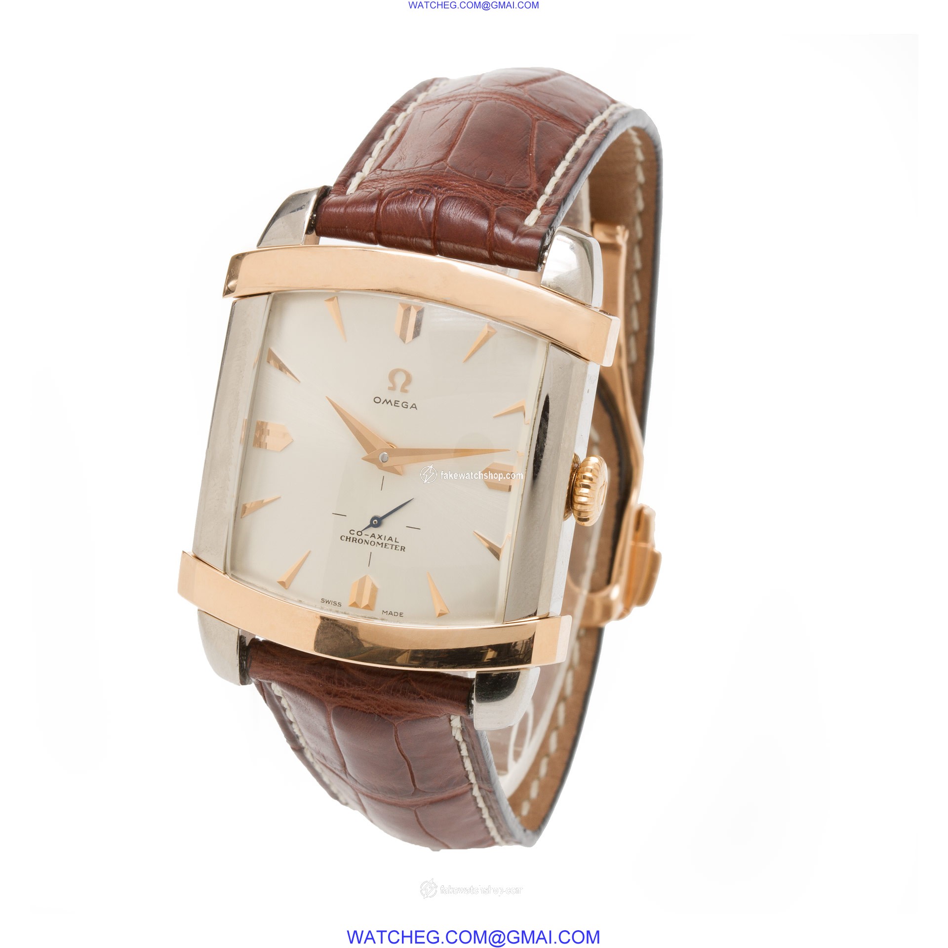 Omega 0609/1952 Museum Automatic Male 18k White & Yellow Gold 3