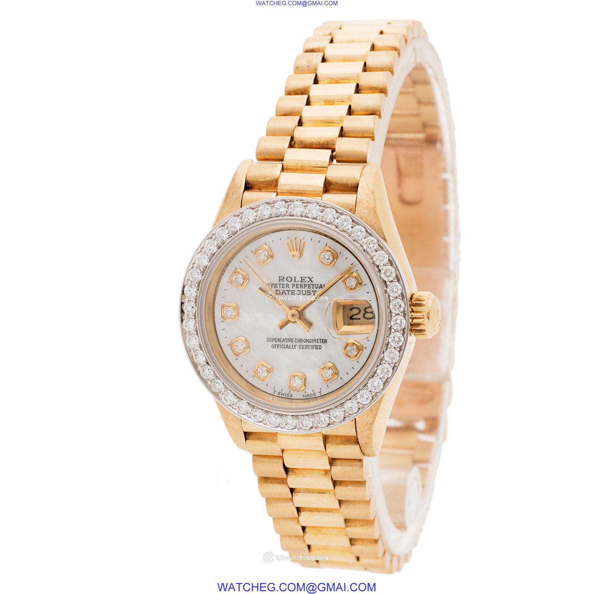 Rolex 69178 Datejust Automatic Female 18k yellow gold 3