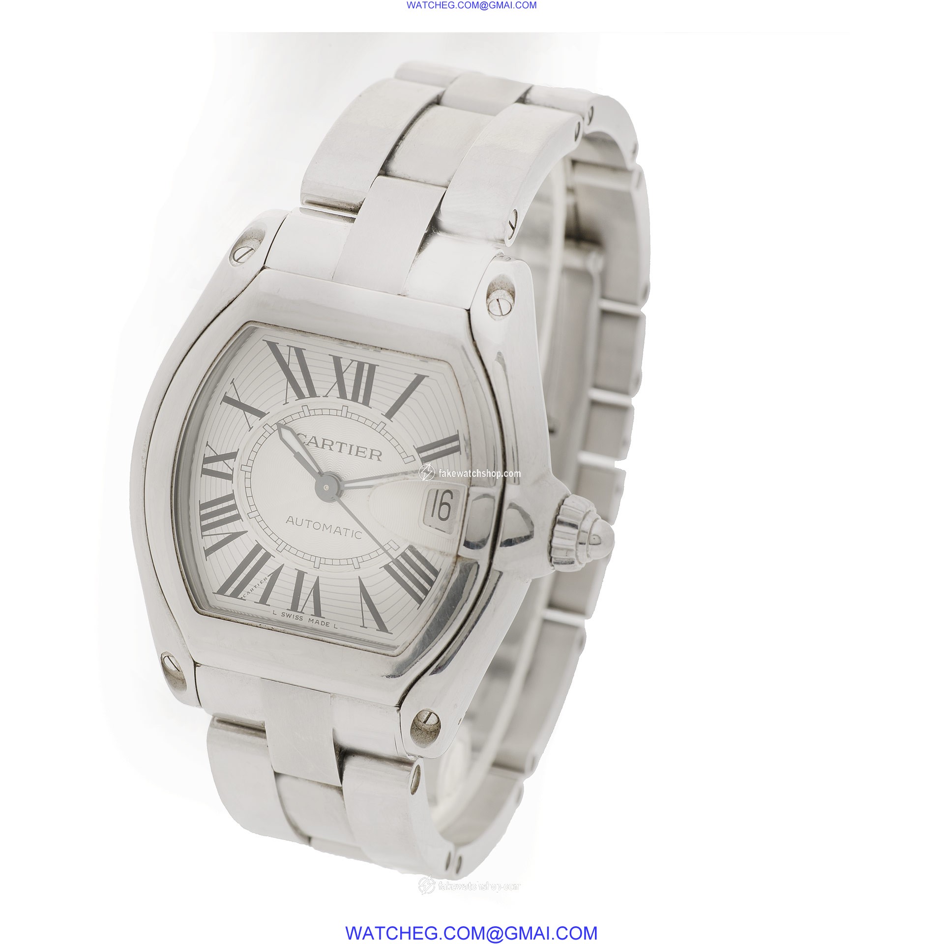 Cartier W62025V3 Roadster Automatic Unisex Stainless Steel 3
