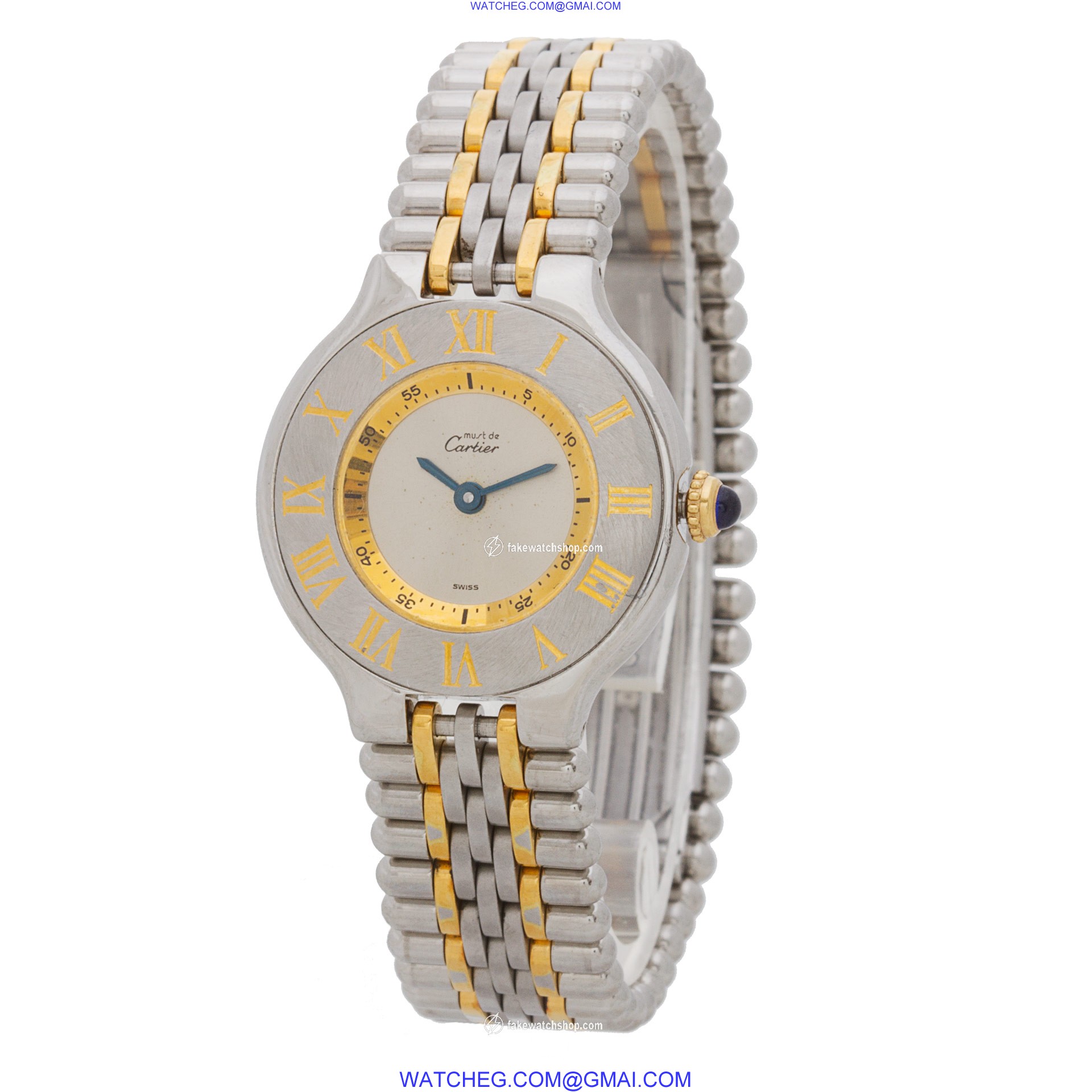 Cartier PL44613 Must de Quartz Female Stainless Steel 3