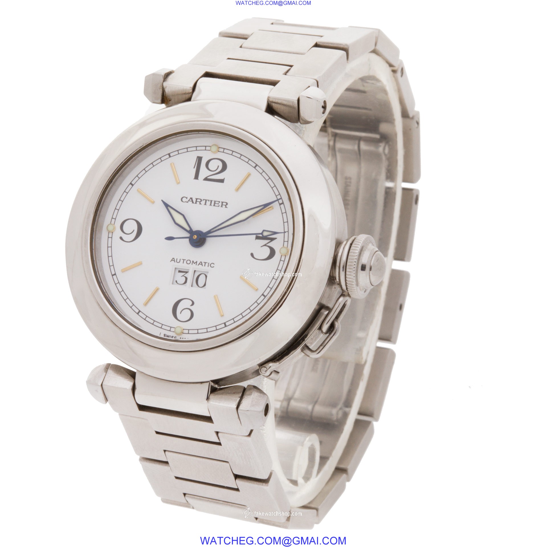 Cartier W31044m7 Pasha Automatic Female Stainless Steel 3
