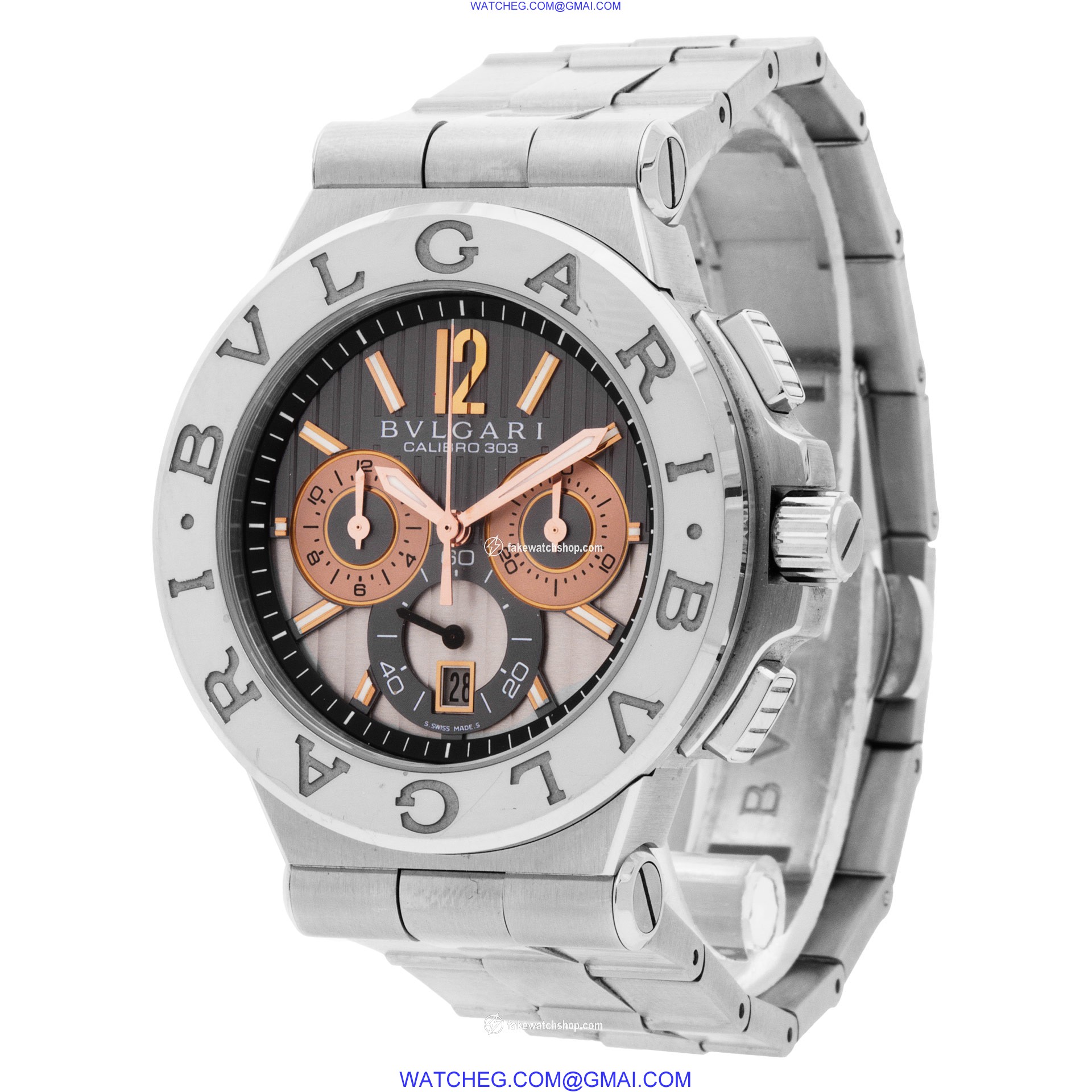 Bvlgari dg 42 swg ch Diagono Automatic Male Stainless Steel 3