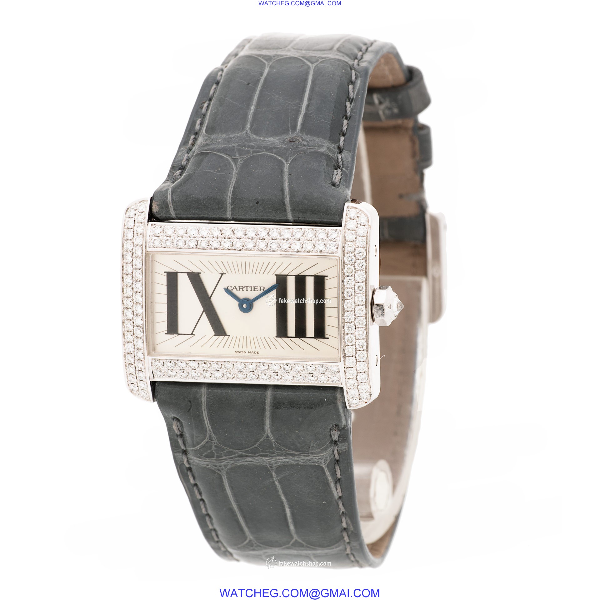 Cartier 2813 Divan Quartz Female 18k White Gold 3
