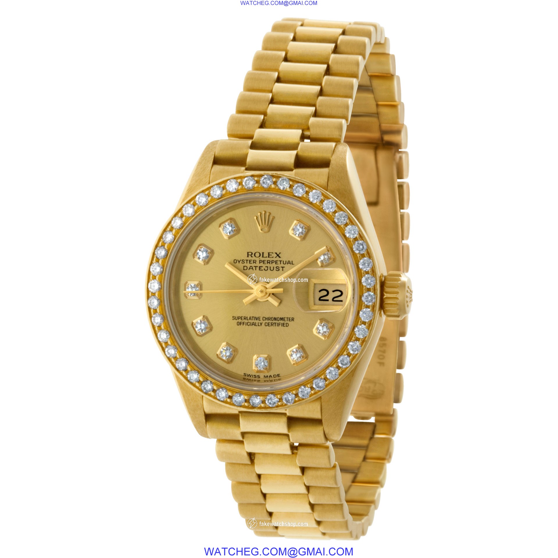 Rolex 69178 Datejust Automatic Female 18k yellow gold 3