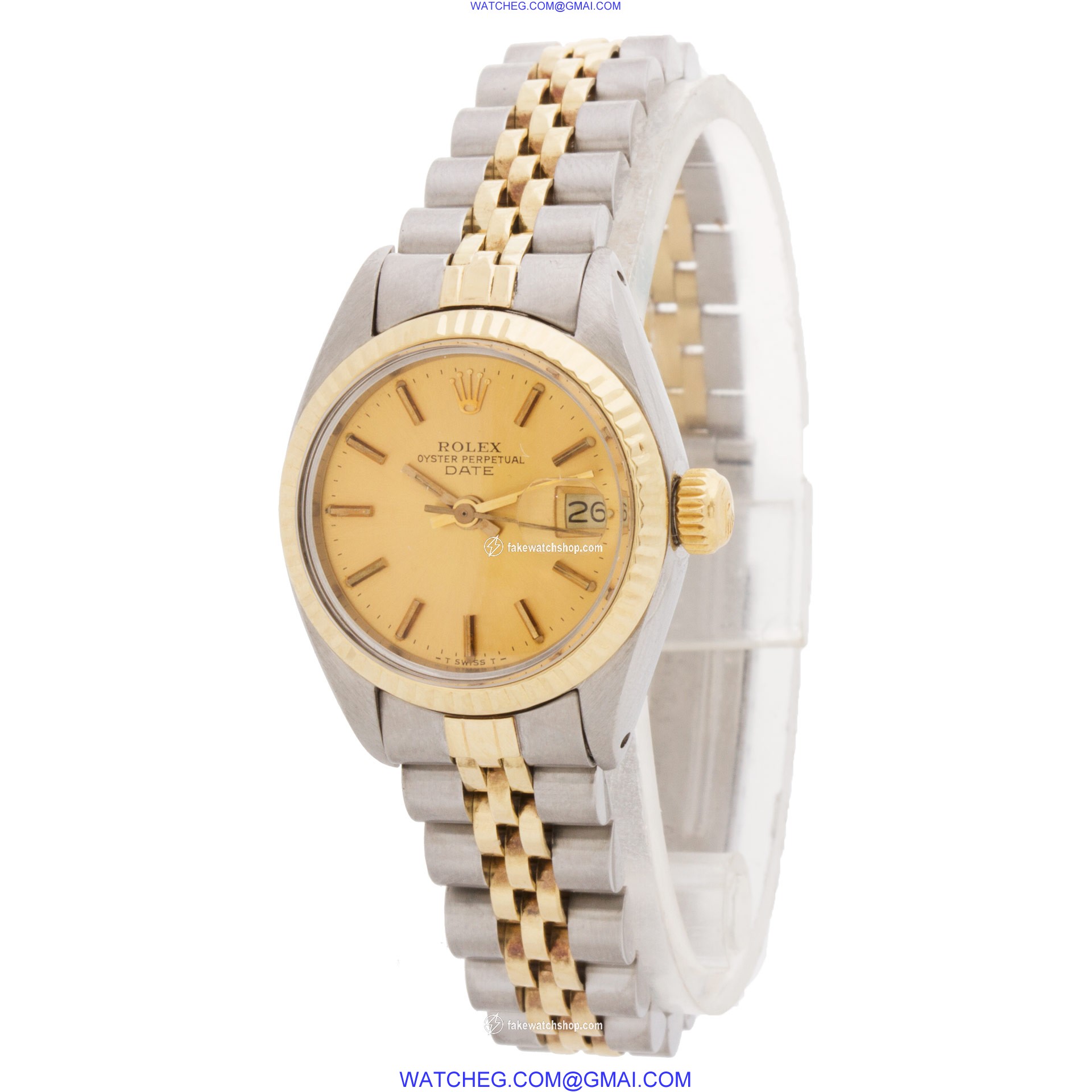 Rolex 6917 Date Automatic Female Gold 3