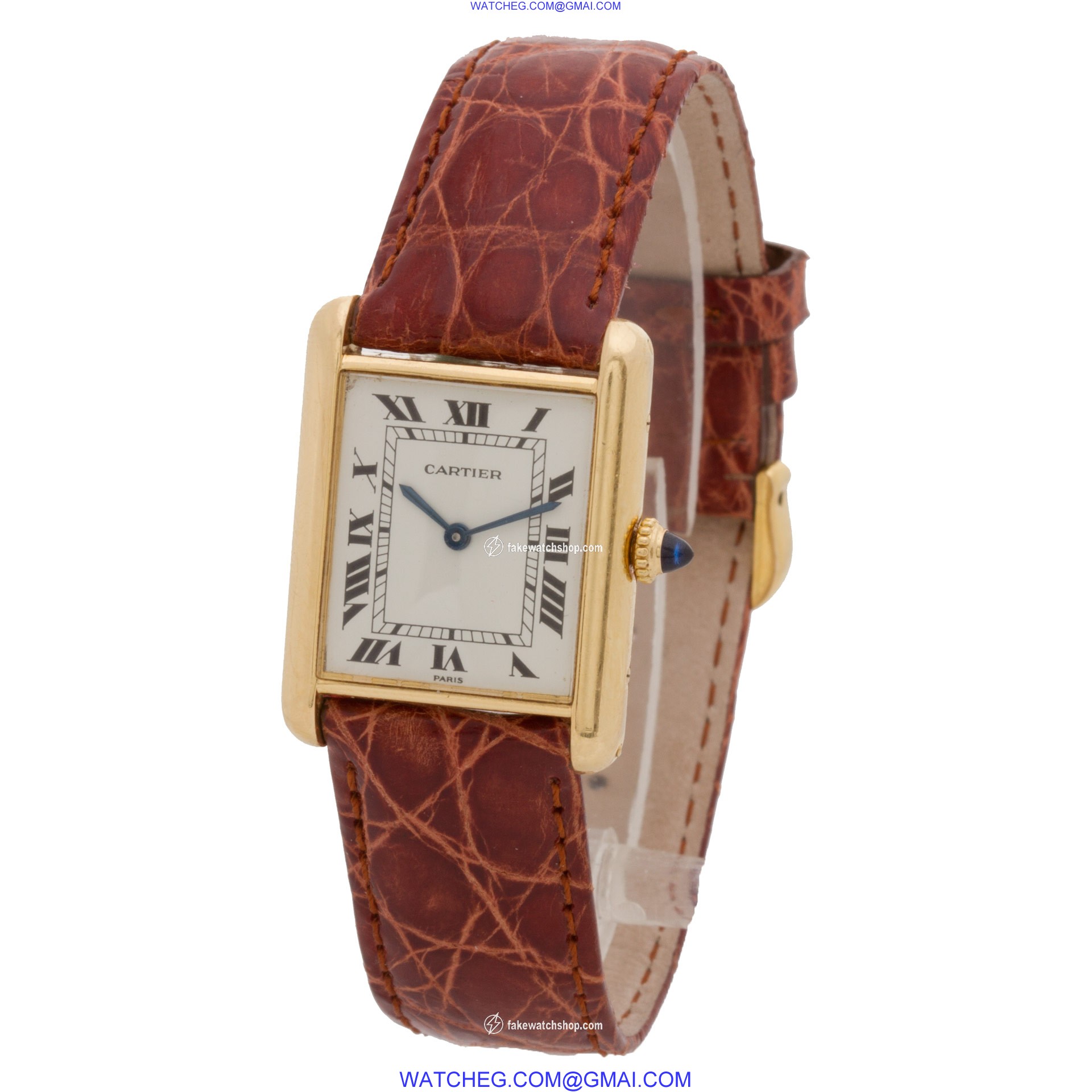 Cartier Cartier 2263 Tank Manual Unisex 18k yellow gold 3