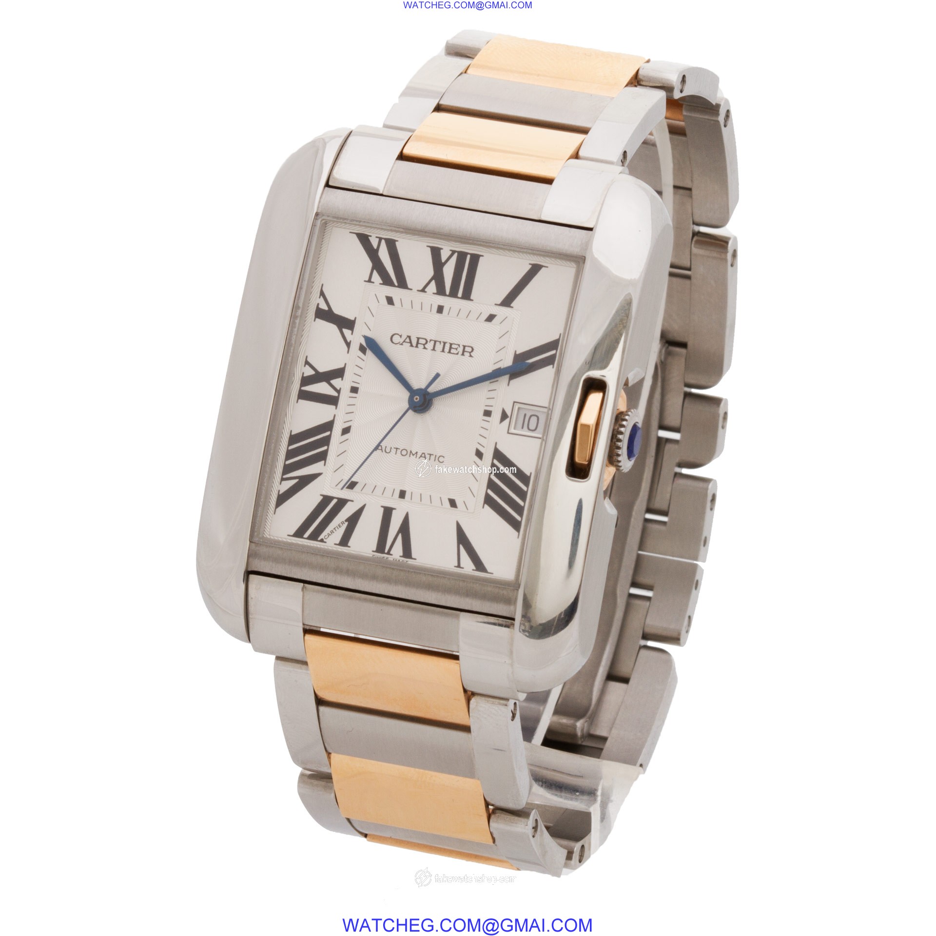 Cartier W5310006 Tank Anglaise XL Automatic Male Stainless Steel 3