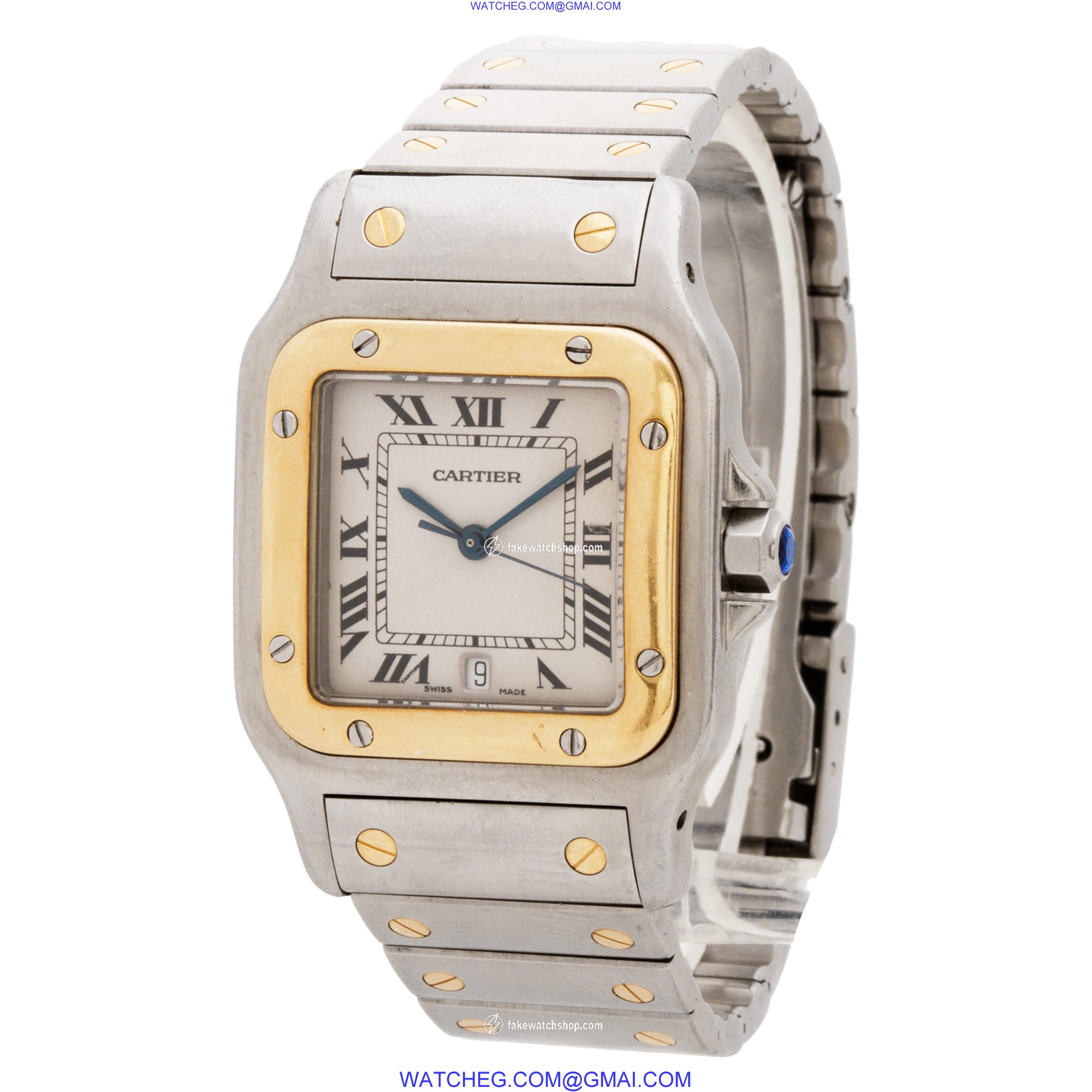 Cartier W20030C4 Santos Quartz Unisex Stainless Steel 3