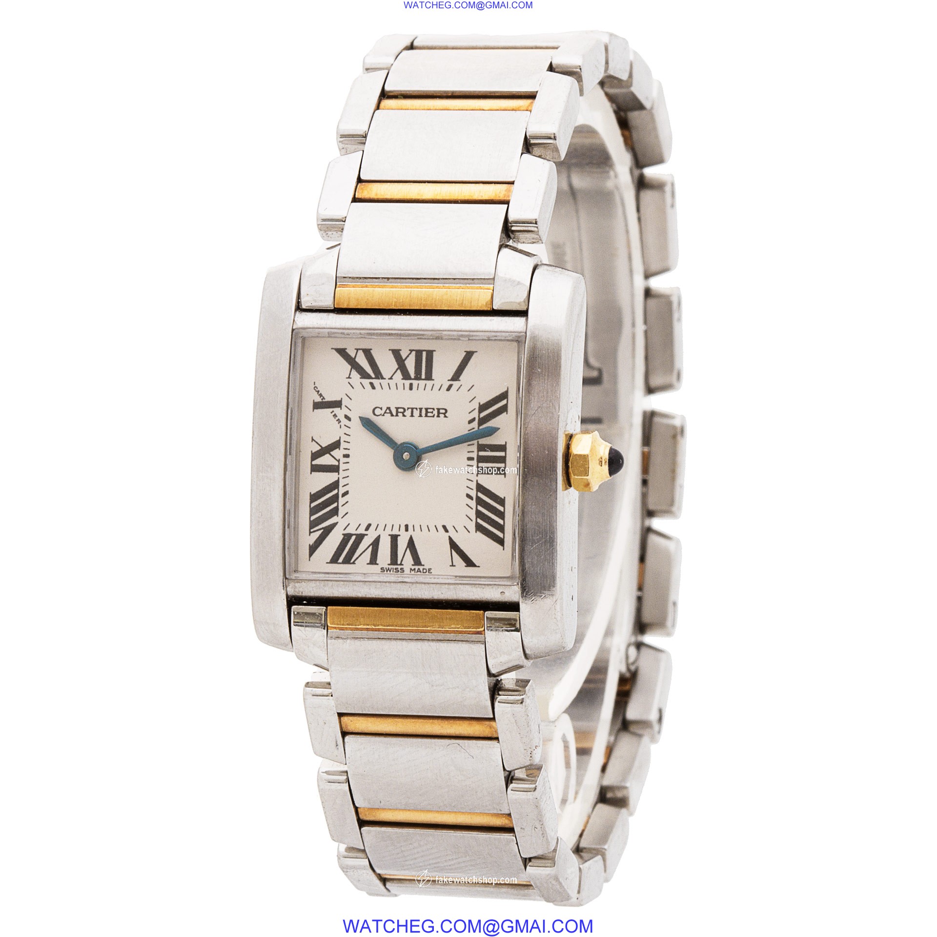 Cartier W51007Q4 Tank Francaise Quartz Female Stainless Steel 3