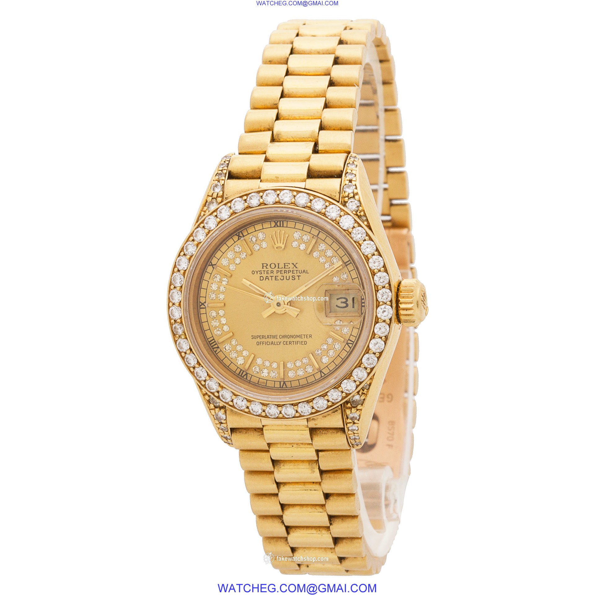 Rolex 69188 Datejust Automatic Female 18k yellow gold 3