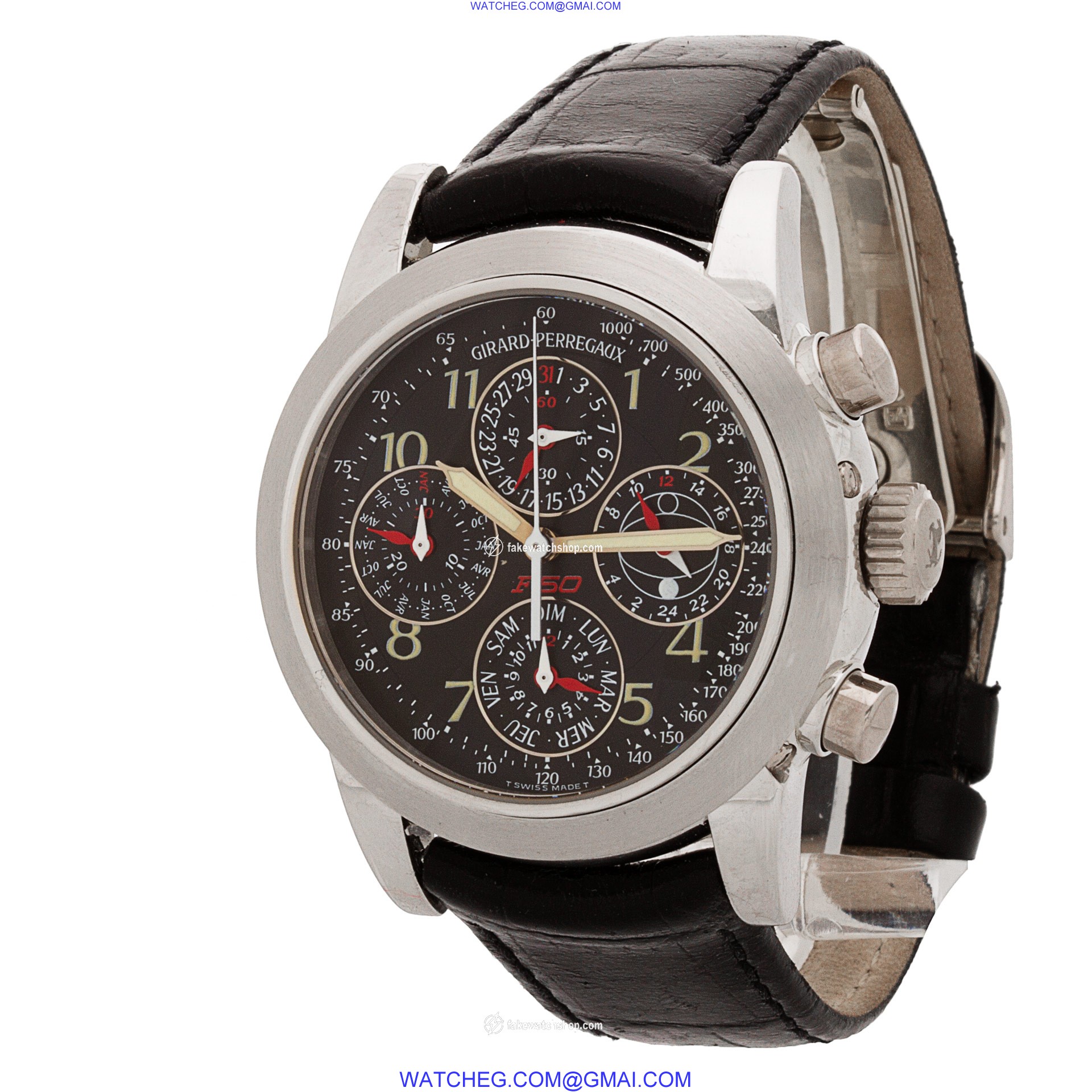 Girard Perregaux 9025 Ferrari Automatic Male Platinum 3