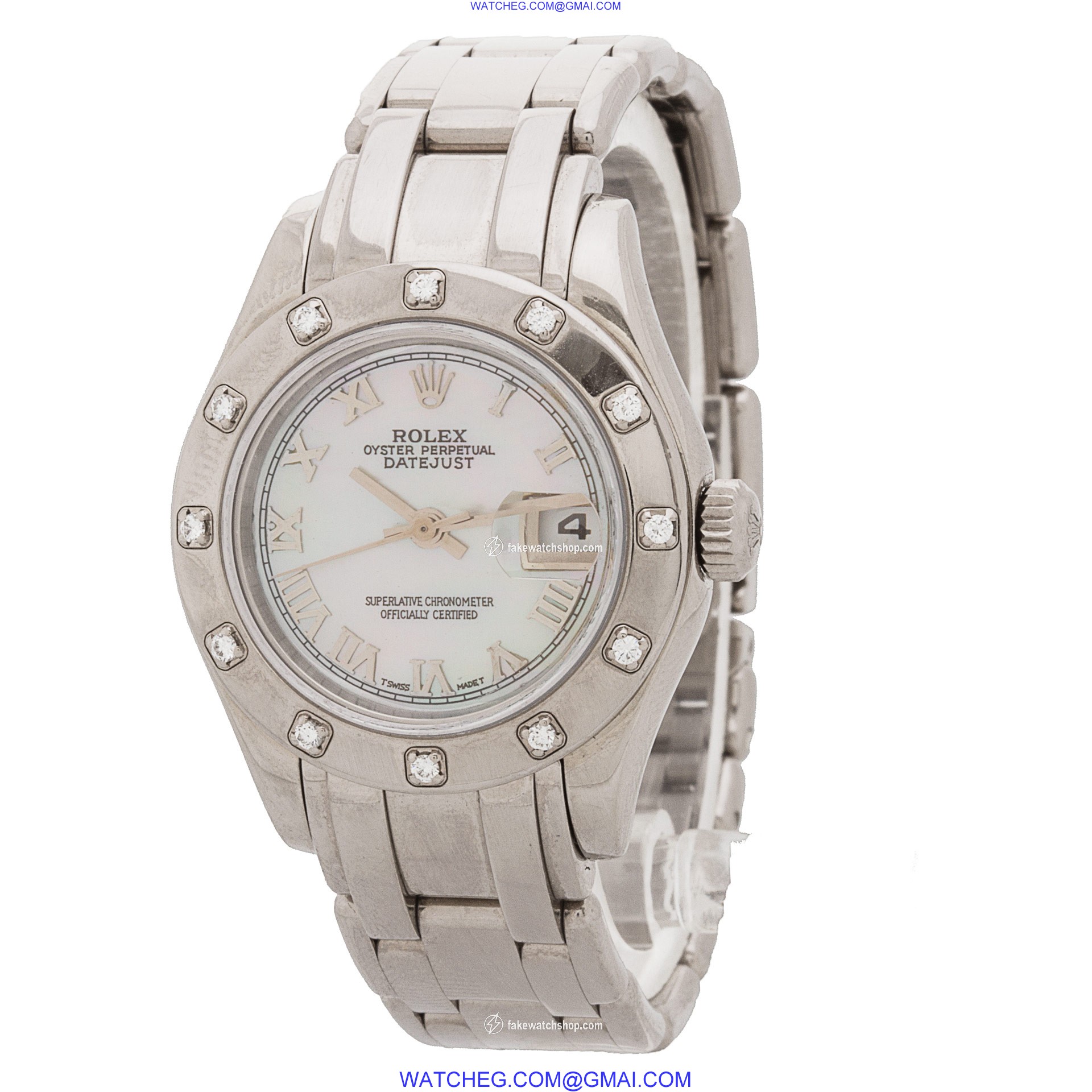 Rolex 80319 Pearlmaster Automatic Female 18k White Gold 3