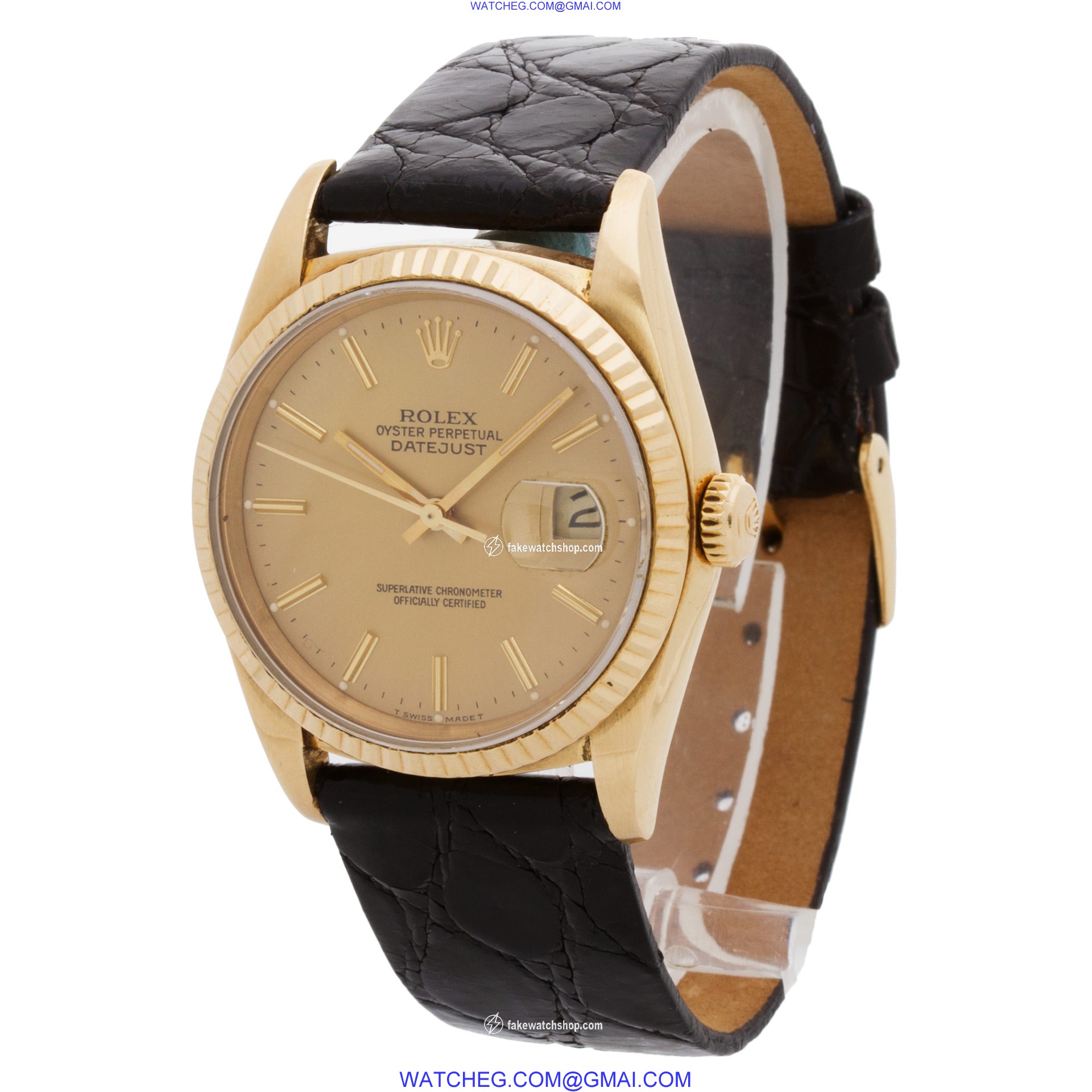 Rolex 16238 Datejust Automatic Male 18k yellow gold 3
