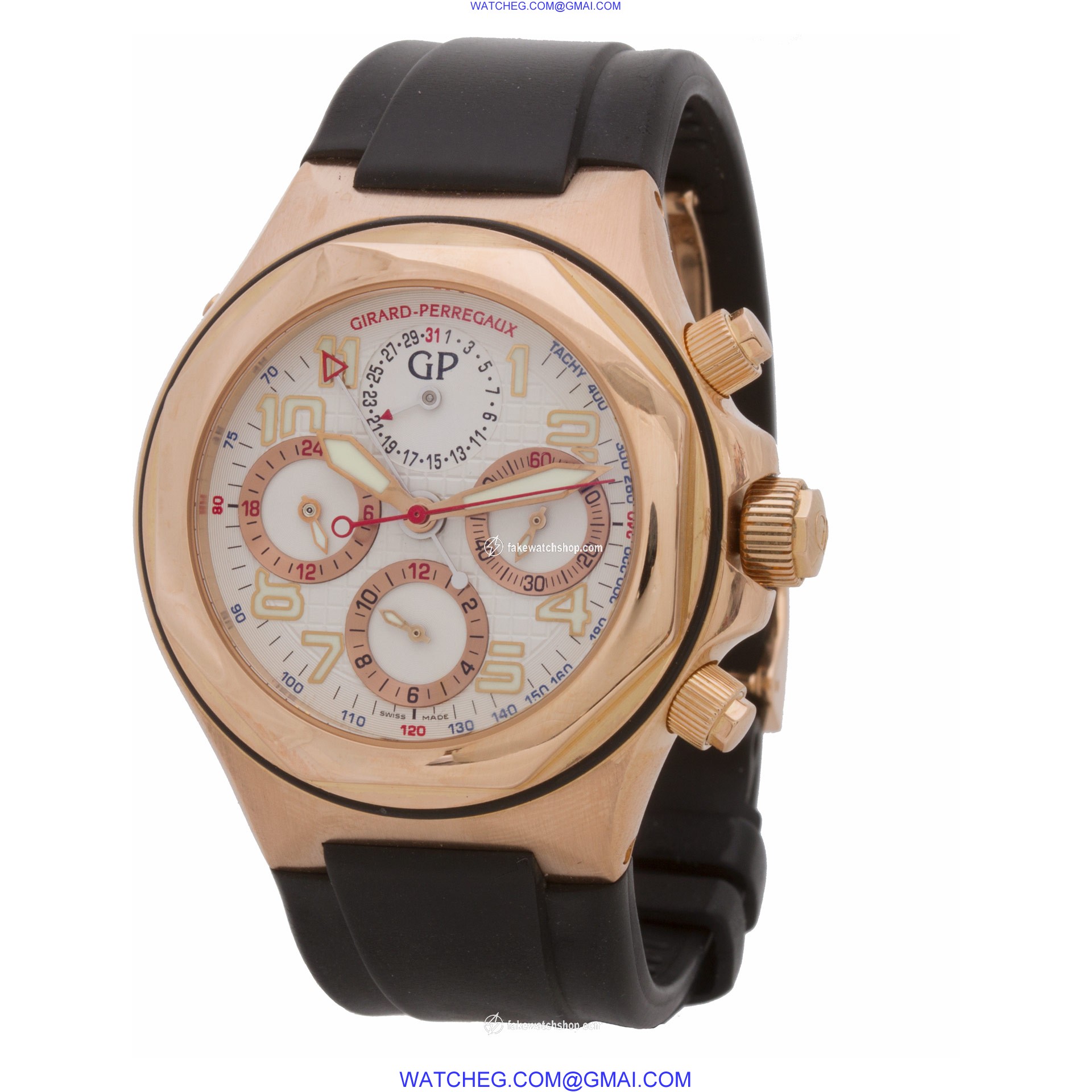 Girard Perregaux 80180 Laureato Automatic Male 18k rose gold 3