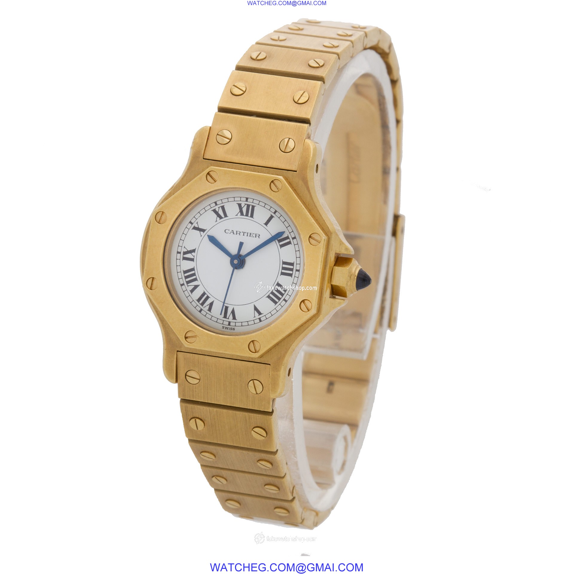 Cartier 8090604410 Santos Automatic Female 18k yellow gold 3