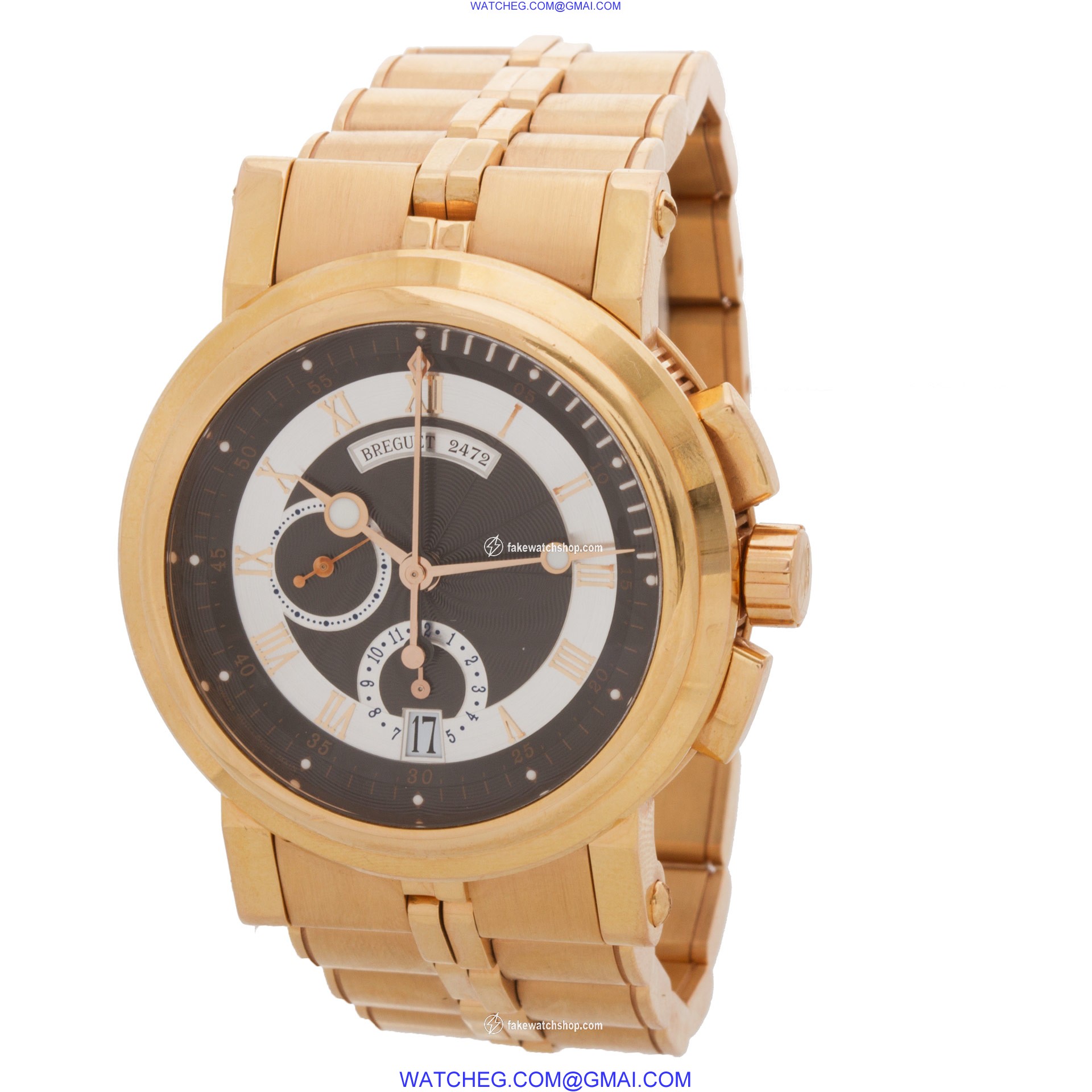 Breguet 5827BR225ZU Marine Chronometer Automatic Male 18k Pink Gold 3