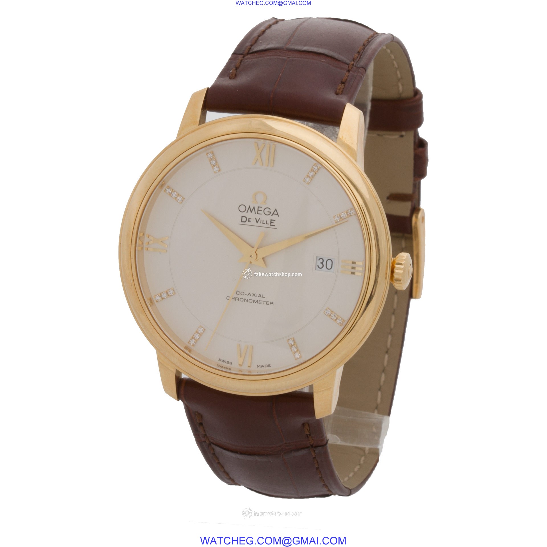 Omega 424.53.40.20.52.001 DeVille Co-Axial Automatic Male 18k yellow gold 3