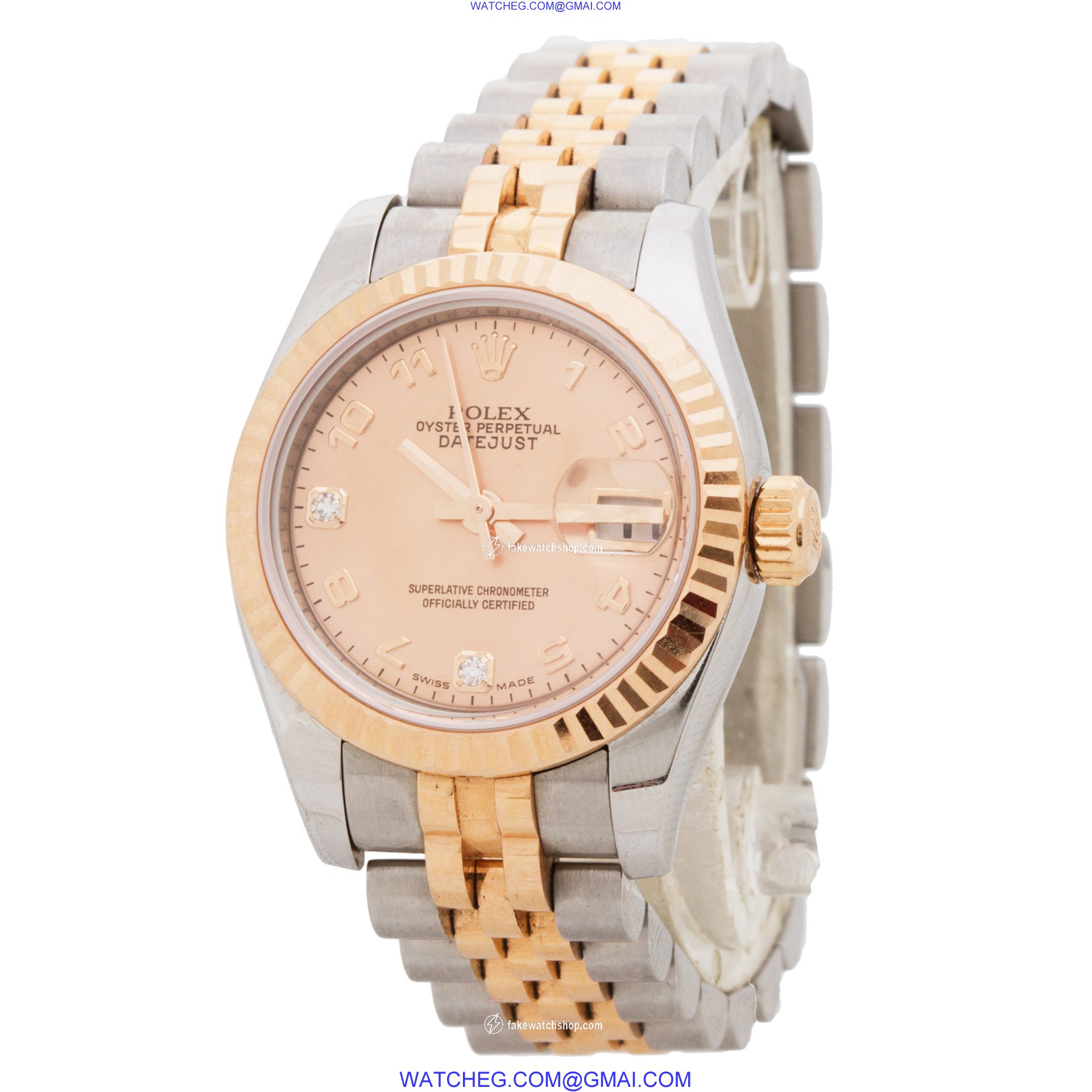 Rolex 179171 Datejust Automatic Female 18k rose gold & stainless steel 3