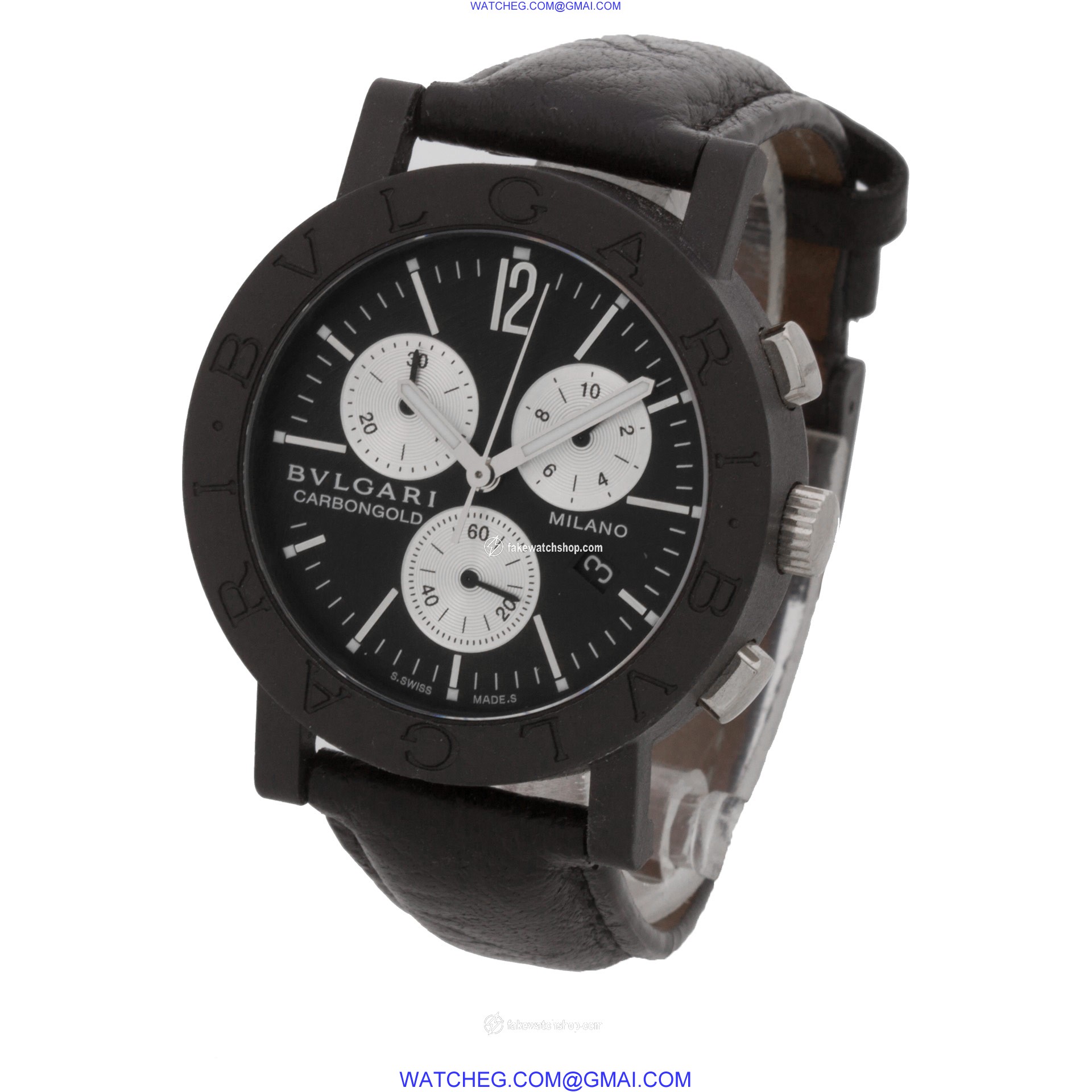 Bvlgari BB 38 CL CH Bvlgari Quartz Unisex Carbon 3