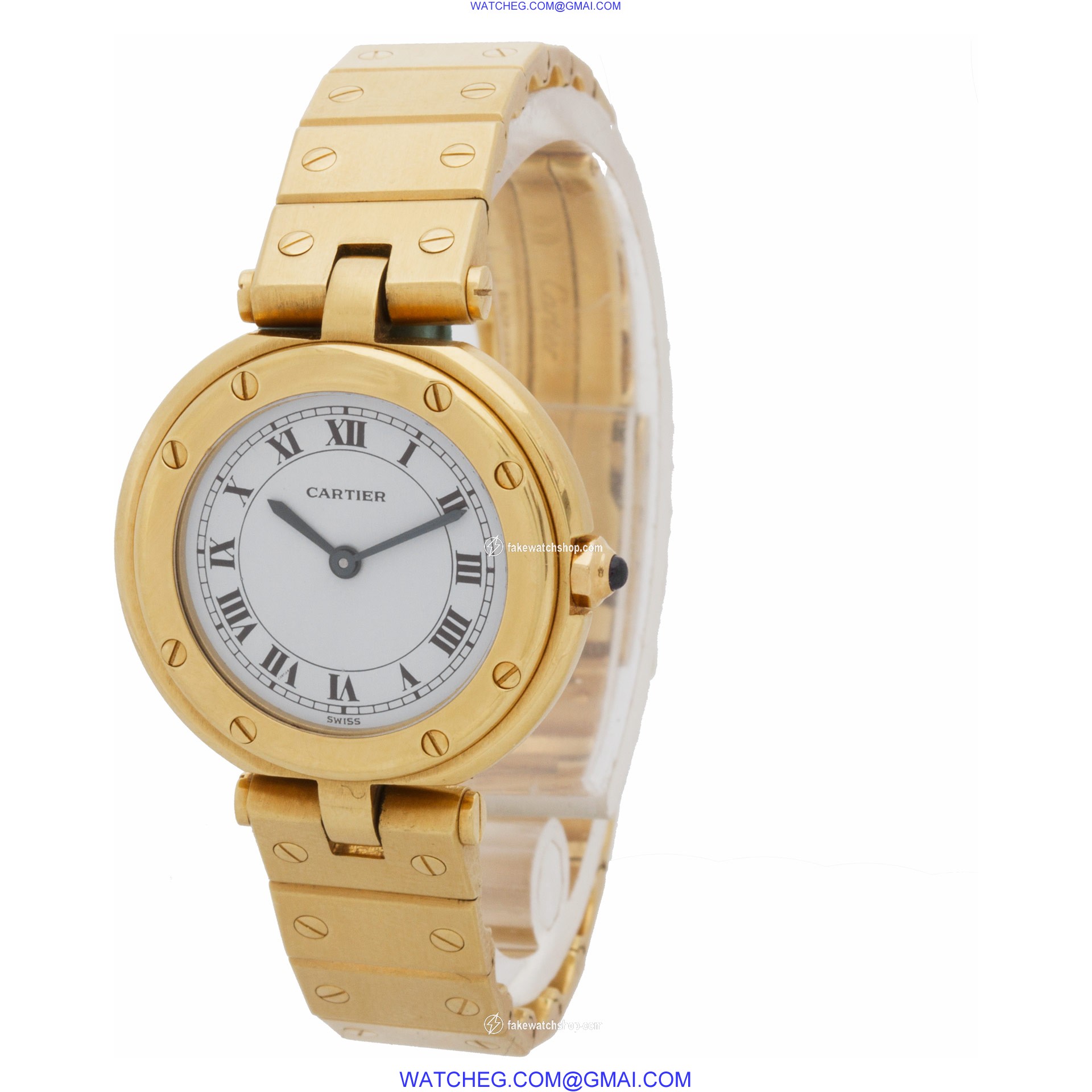 Cartier 8191501870 Santos Quartz Female 18k yellow gold 3