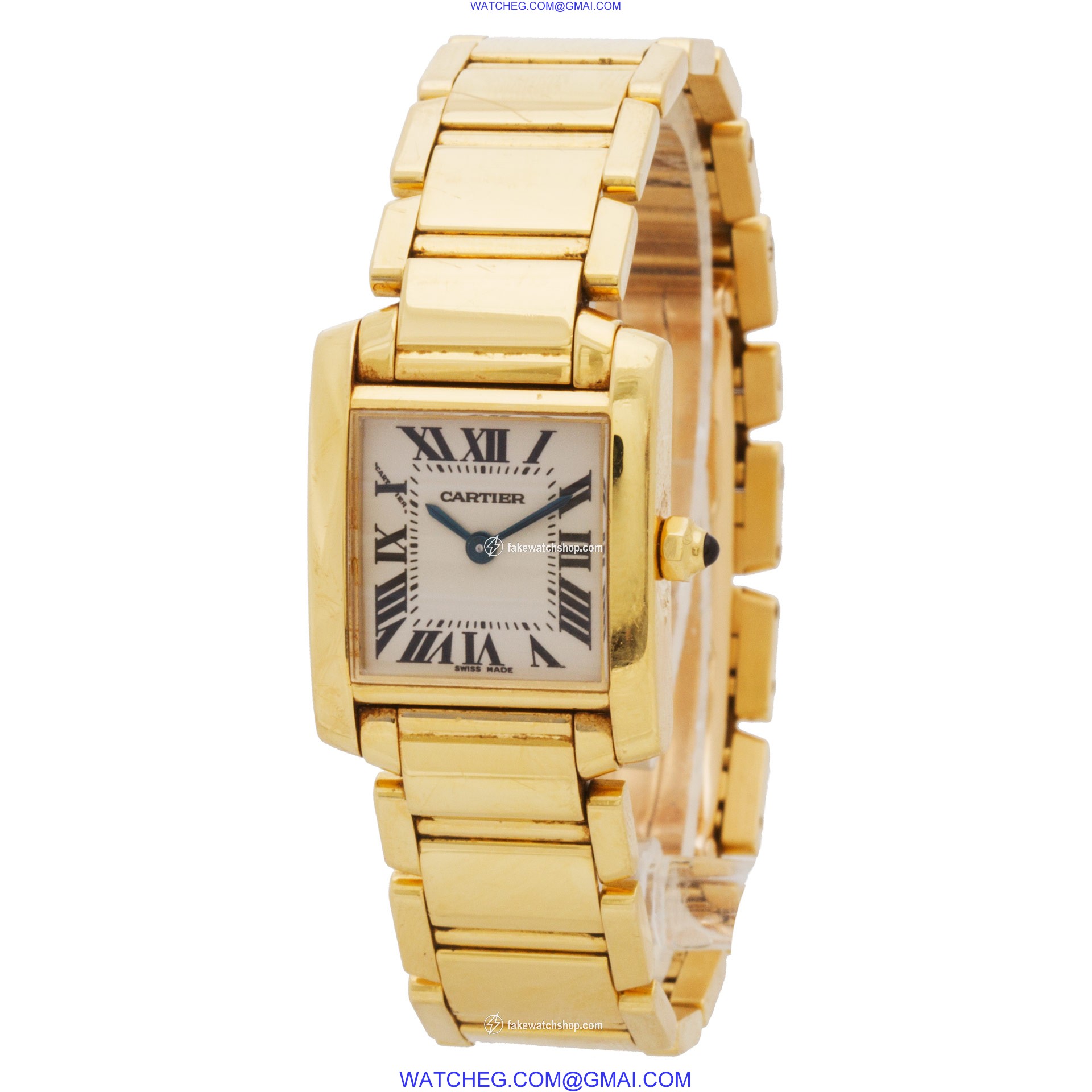Cartier 2385 Tank Francaise Quartz Female 18k yellow gold 3