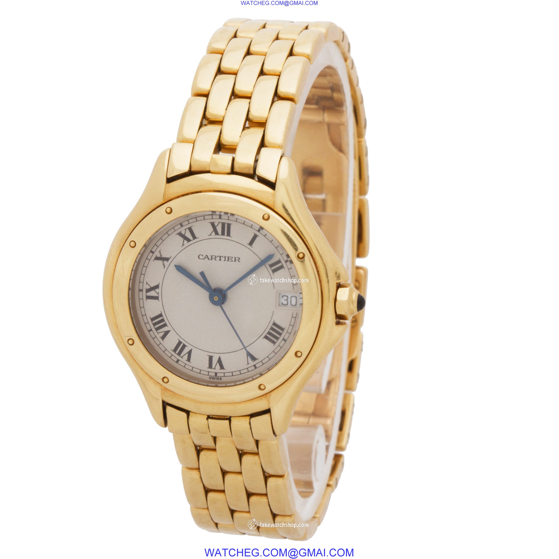 Cartier 887906 Cougar Quartz Female 18k yellow gold 3