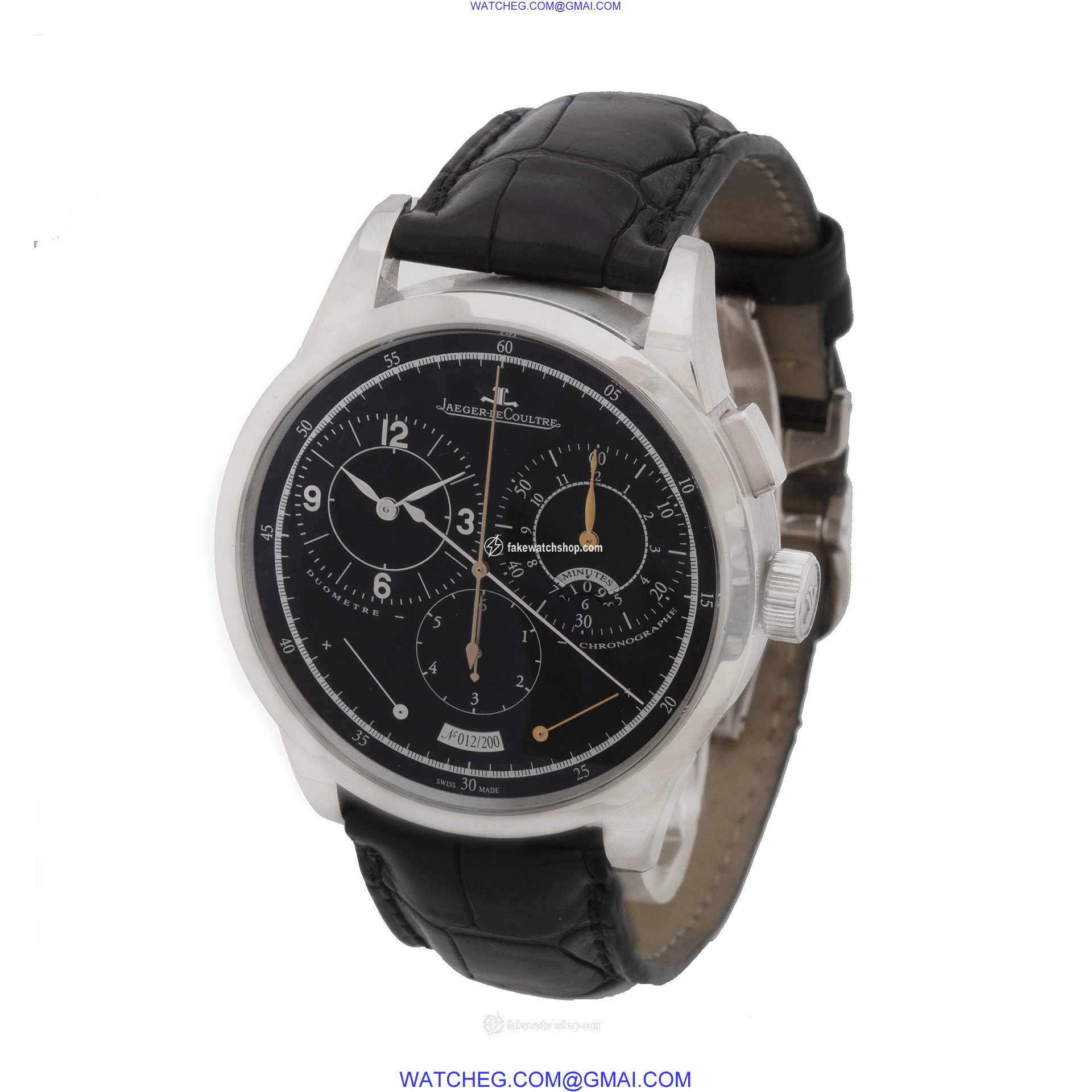 Jaeger LeCoultre 600.3.28.s Duo Manual Male 18k White Gold 3