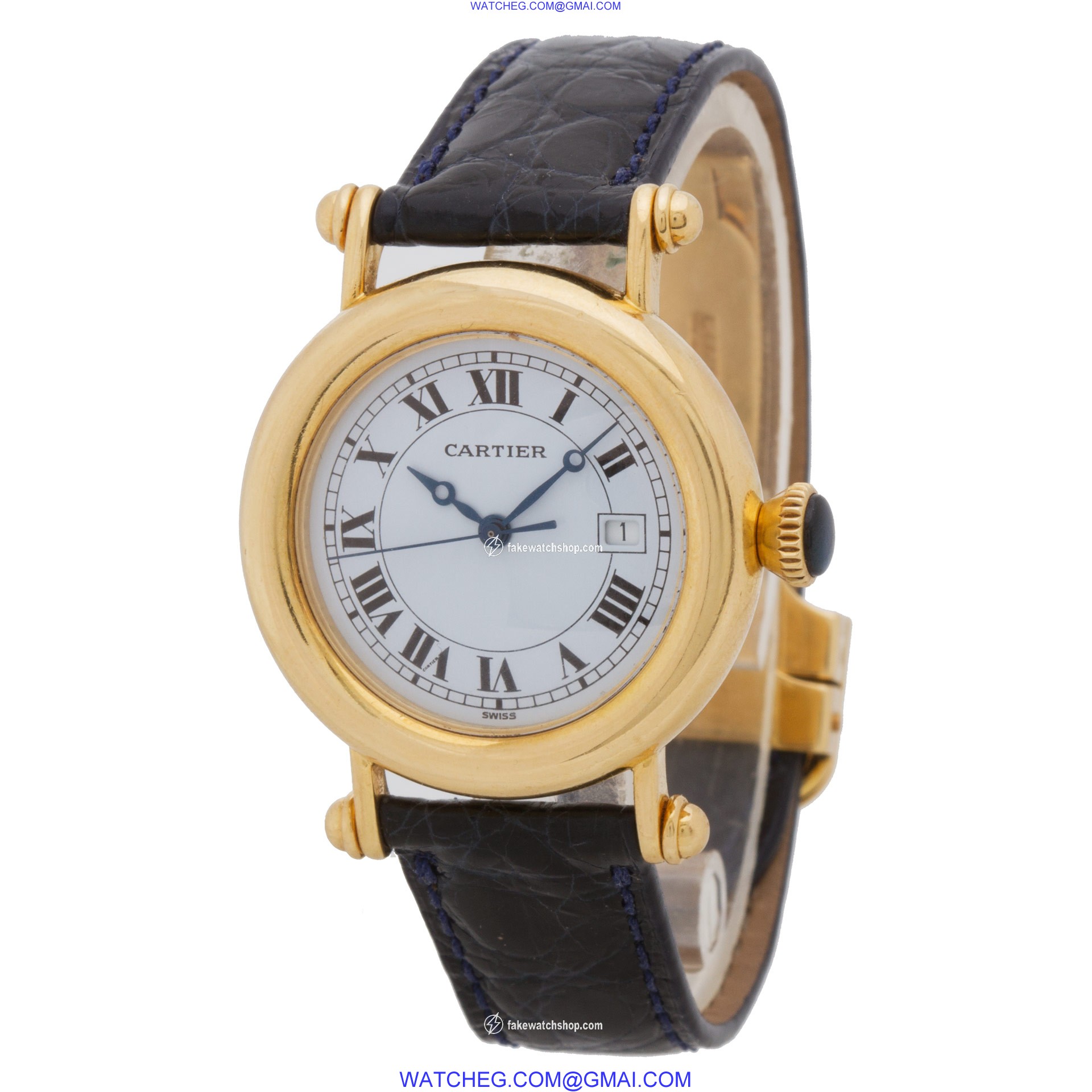 Cartier 1420 0 Diabolo Quartz Unisex 18k yellow gold 3
