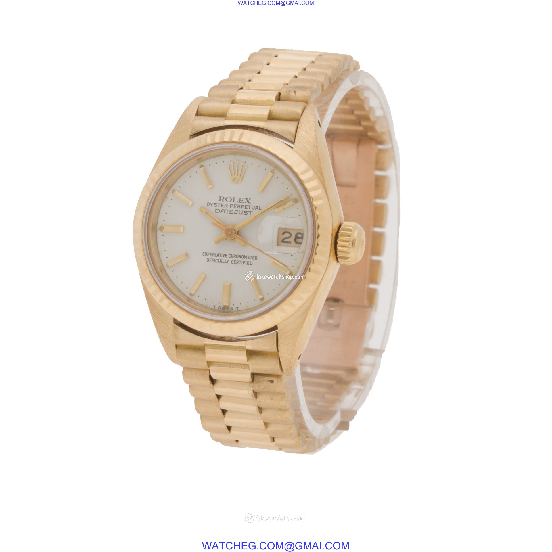 Rolex 69178 Datejust Automatic Female 18k yellow gold 3