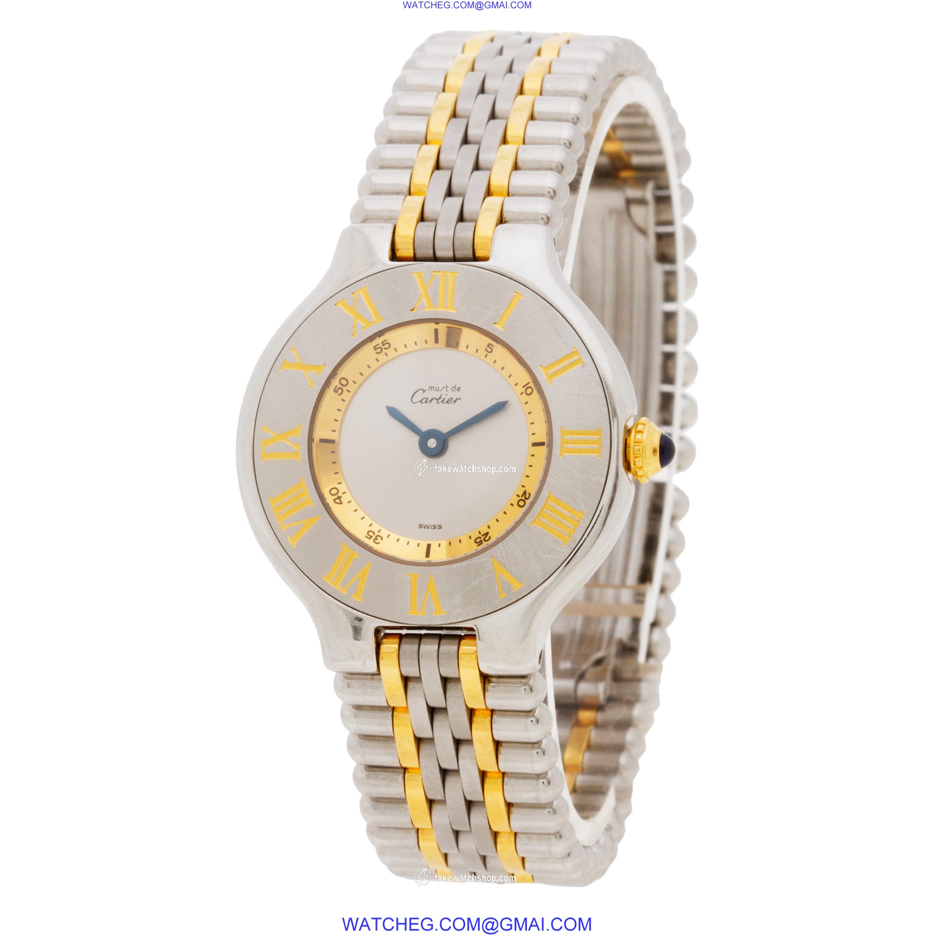 Cartier 1340 Must de Quartz Female Stainless Steel 3