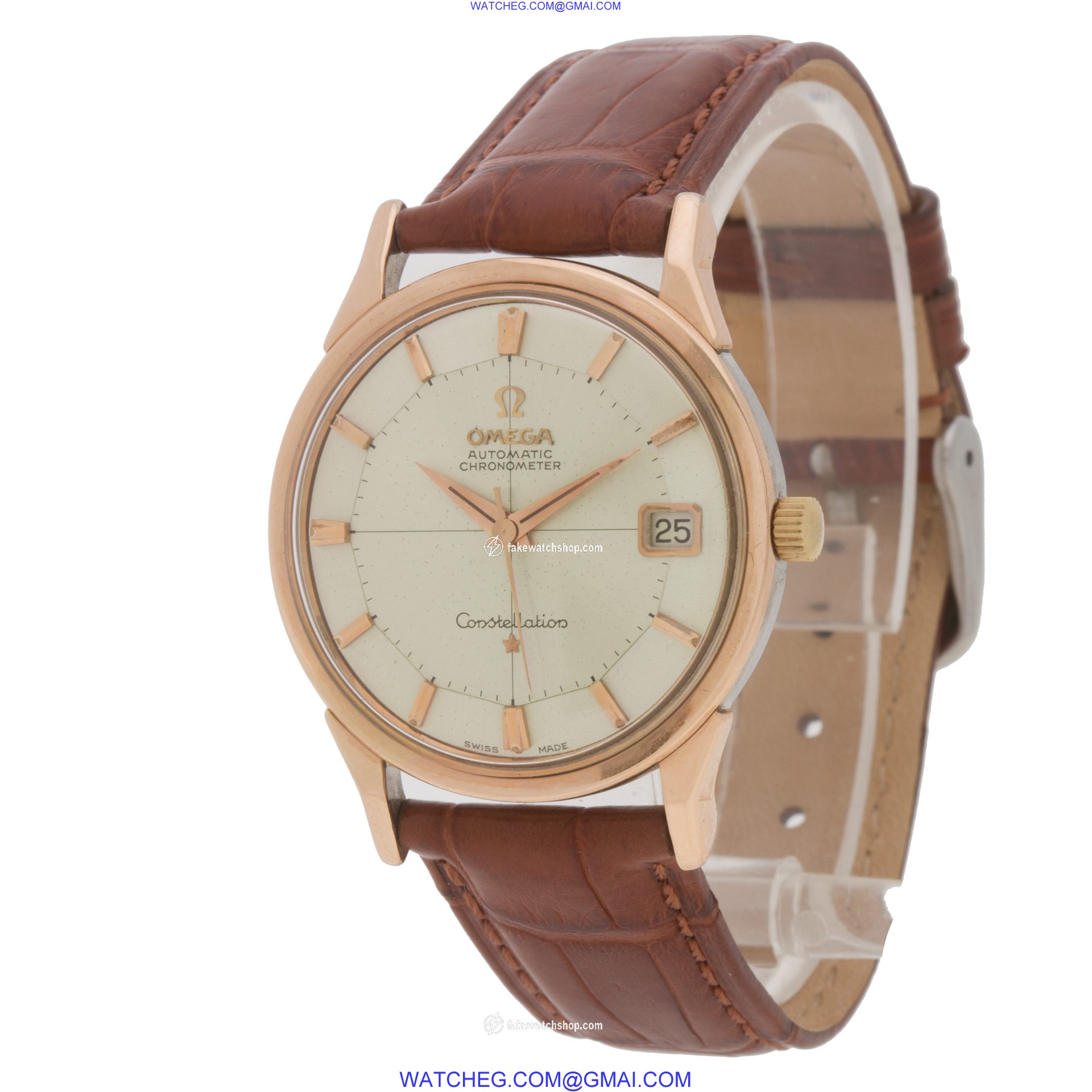Omega 14902 61SC Constellation Automatic Male Gold Fill & Stainless Steel 3
