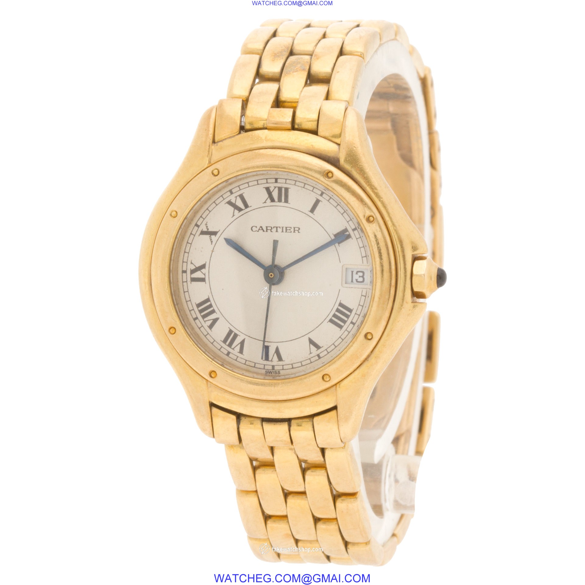 Cartier 117000R Cougar Quartz Female 18k yellow gold 3