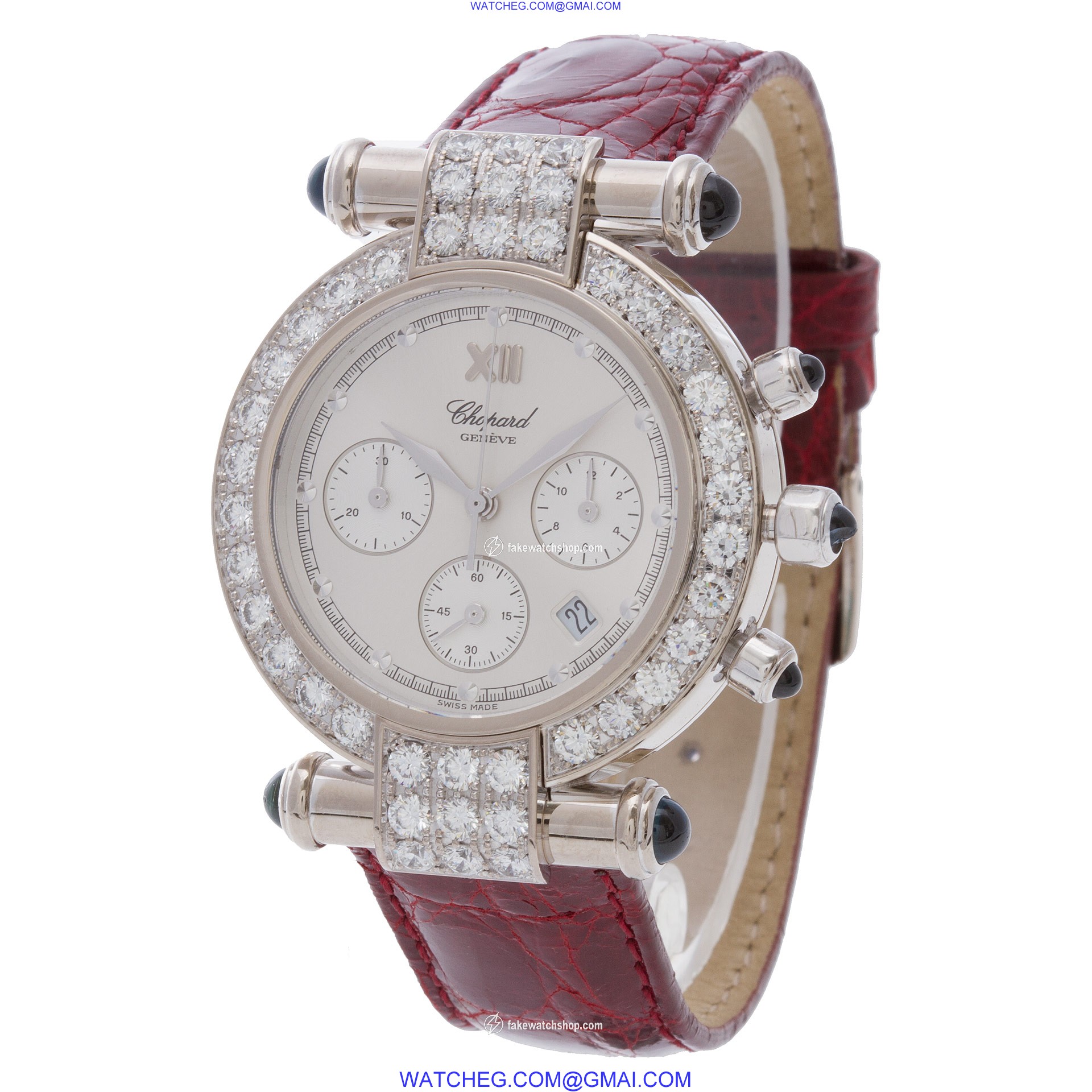 Chopard 373168-1004 Imperiale Quartz Female 18k White Gold 3