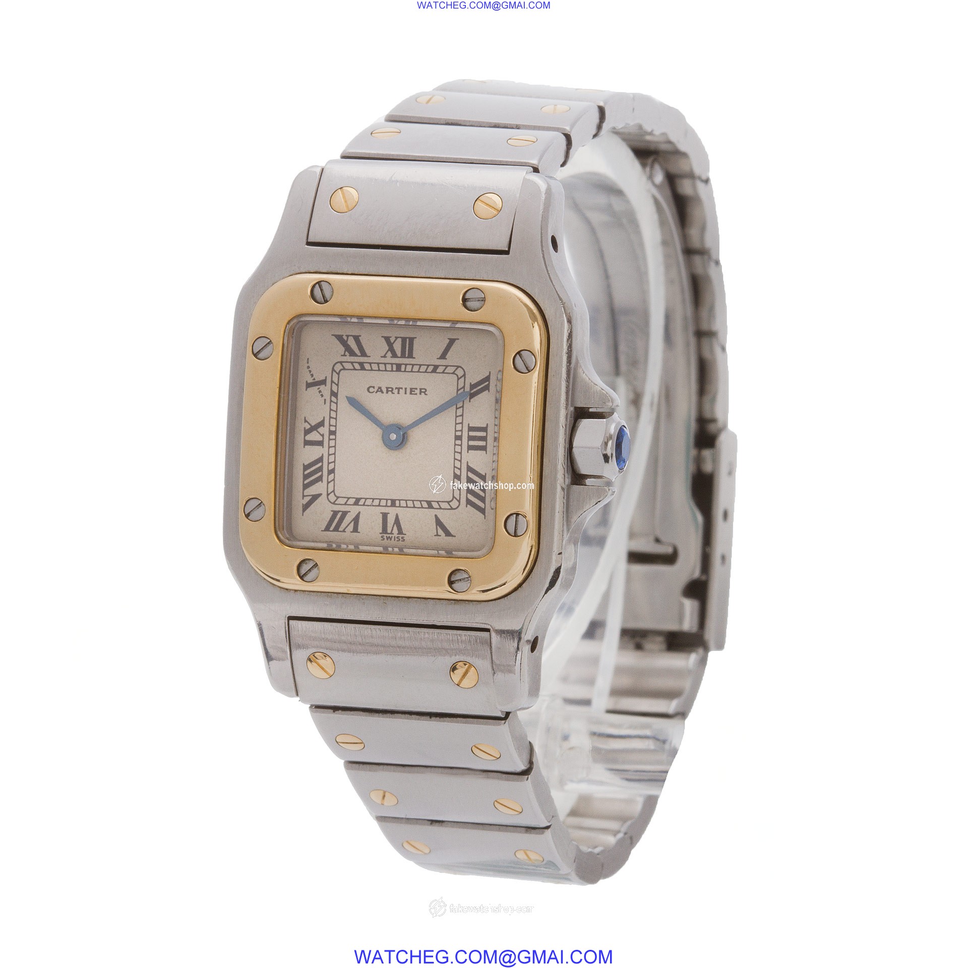 Cartier 13339 Santos Quartz Female 18k gold & Stainless Steel 3
