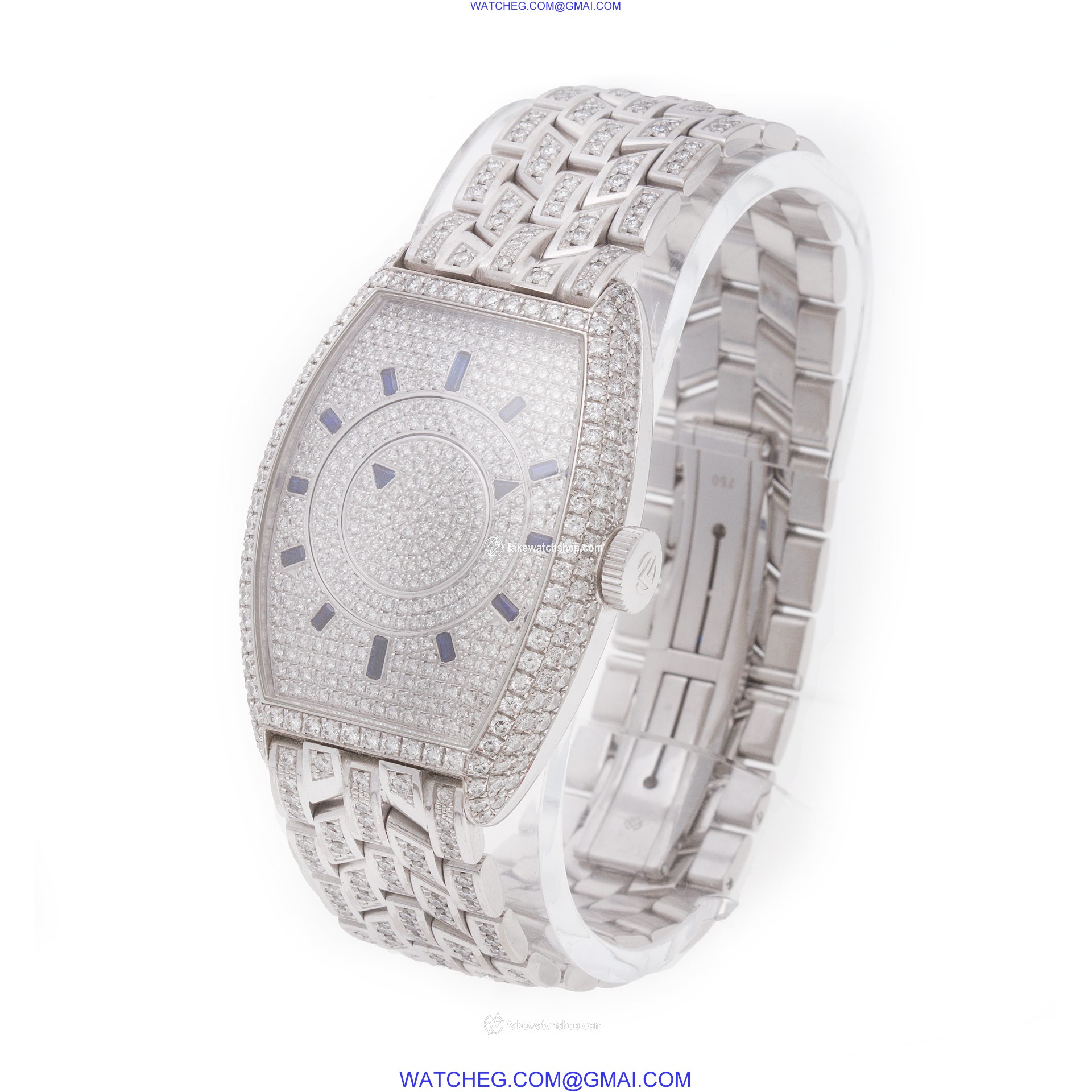 Franck Muller 5850 DBMYSDFHWGW Master of Complication Automatic Male 18k White Gold 3