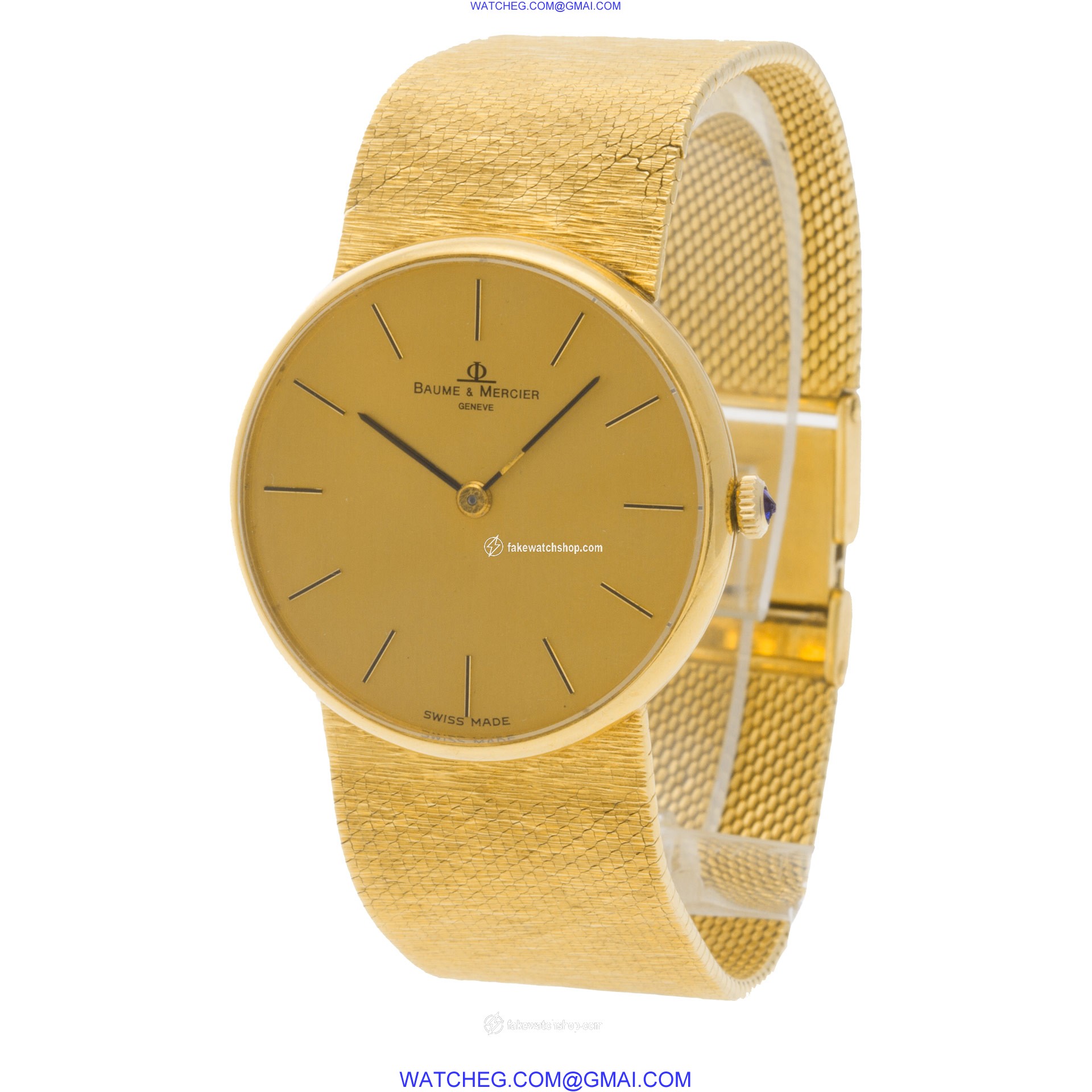 Baume & Mercier 35110 Classic Manual Male 18k Yellow Gold 3