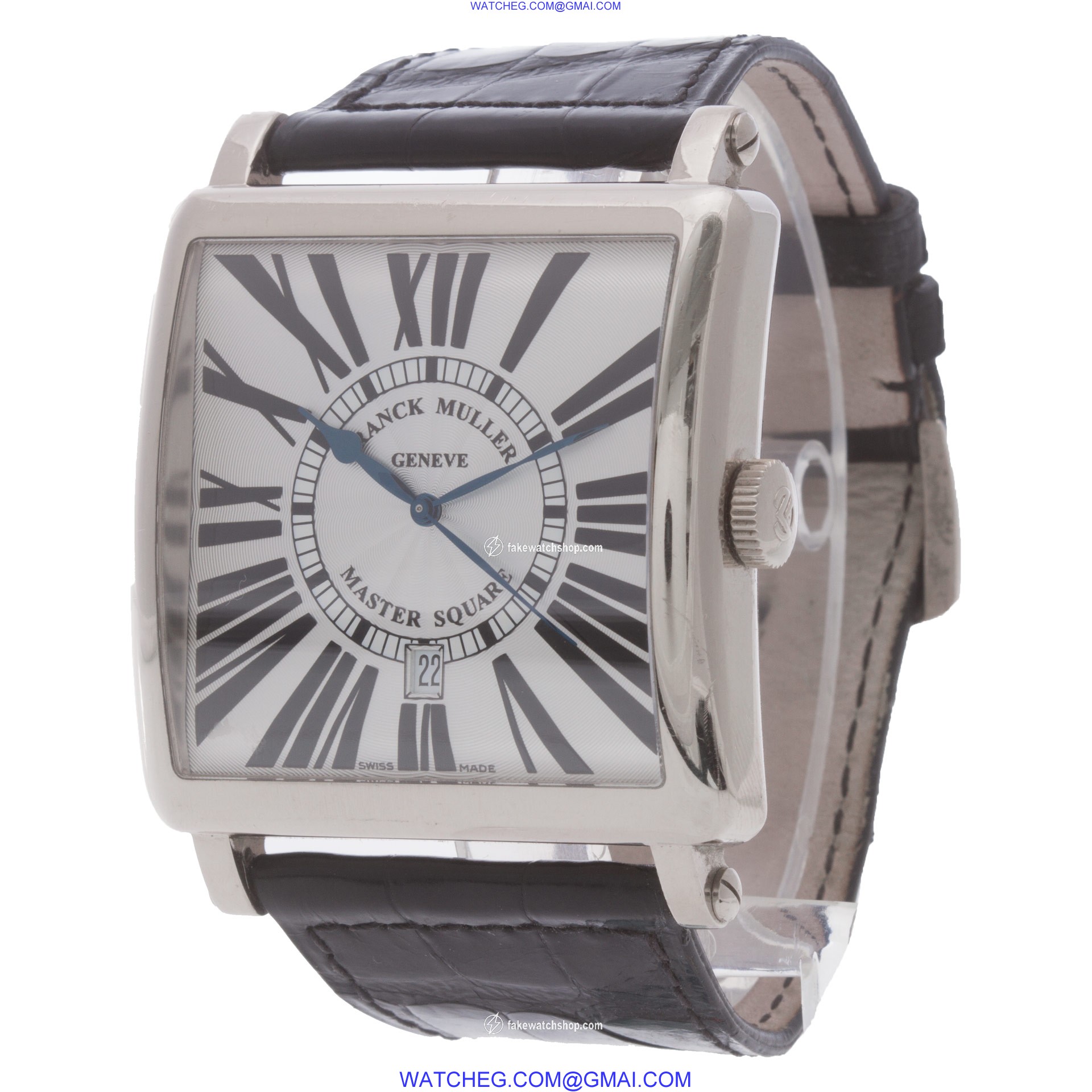 Franck Muller 6000 K SC Master Square Automatic Male 18k White Gold 3
