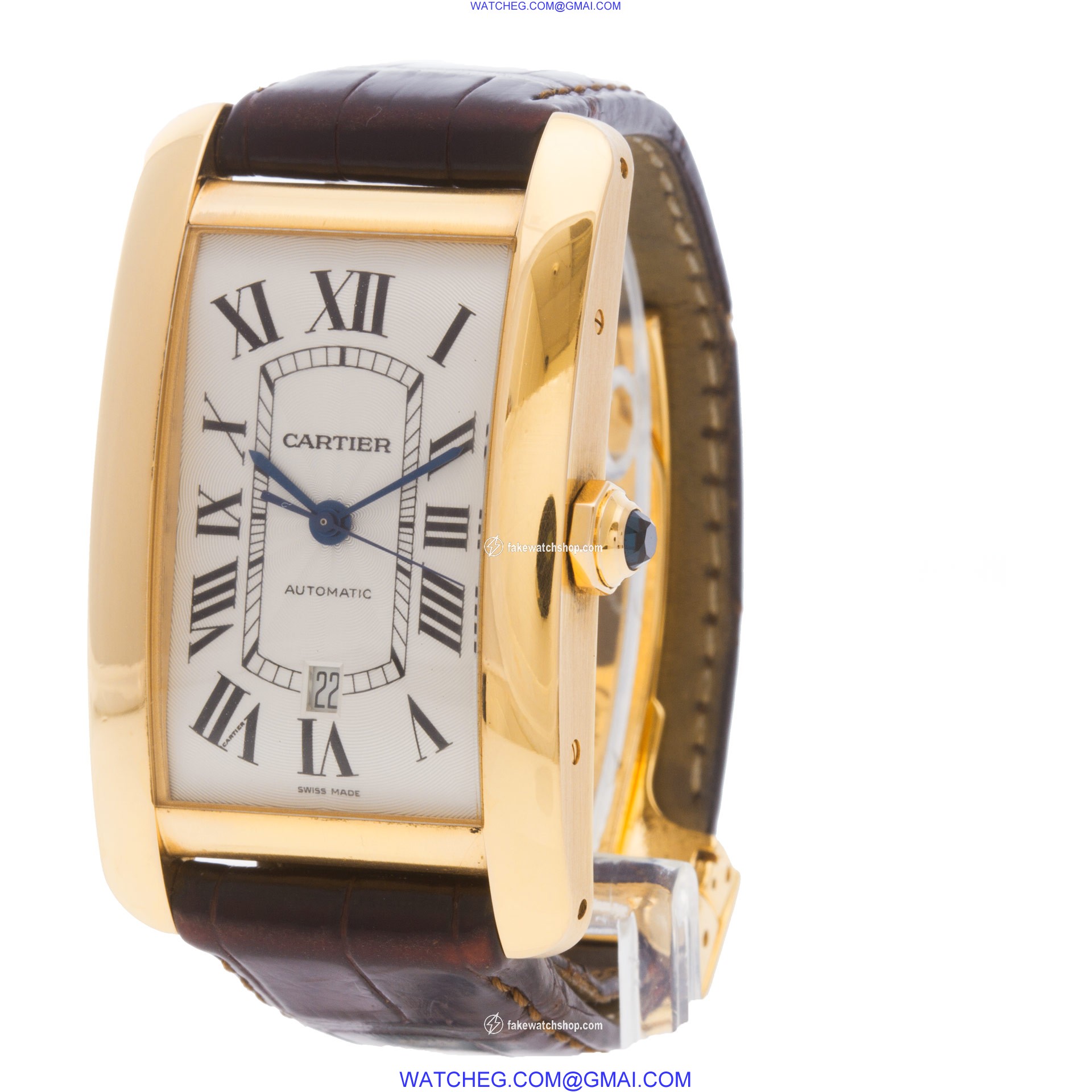 Cartier W2609856 Tank American Automatic Male 18k rose gold 3