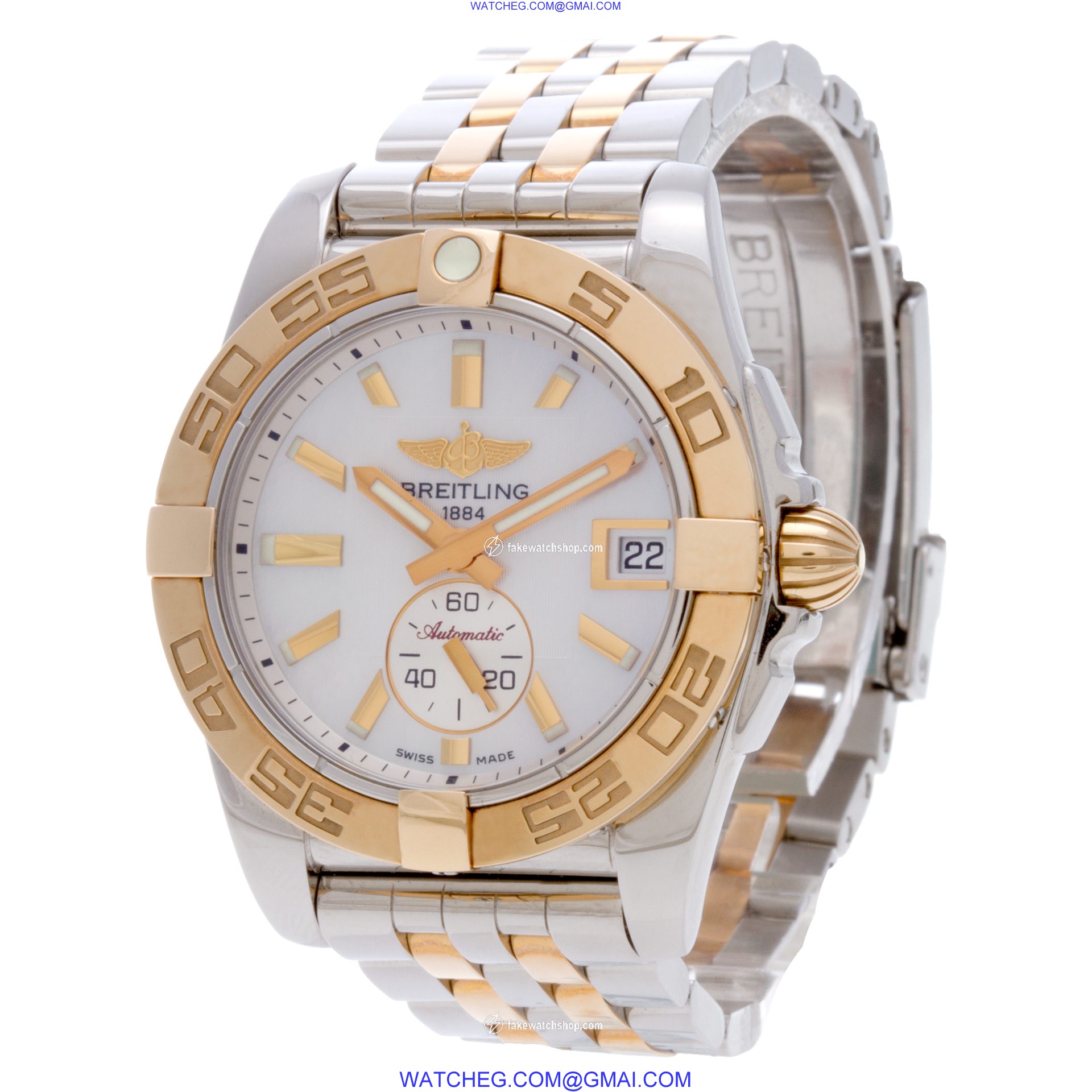 Breitling C37330 Galactic Automatic Unisex 18k rose gold 3