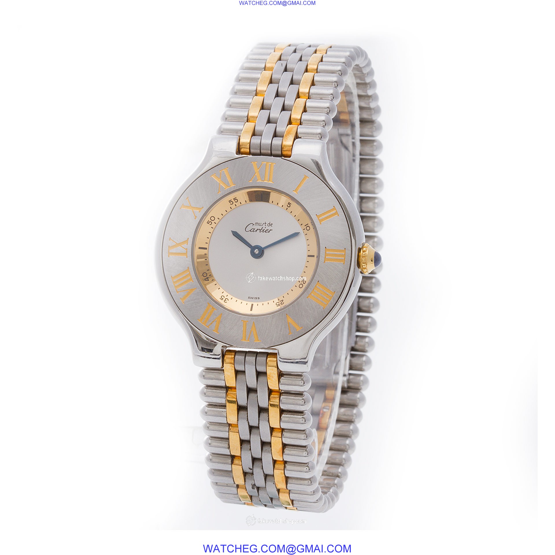 Cartier W10072F4 Must 21 Quartz Unisex Stainless Steel 3