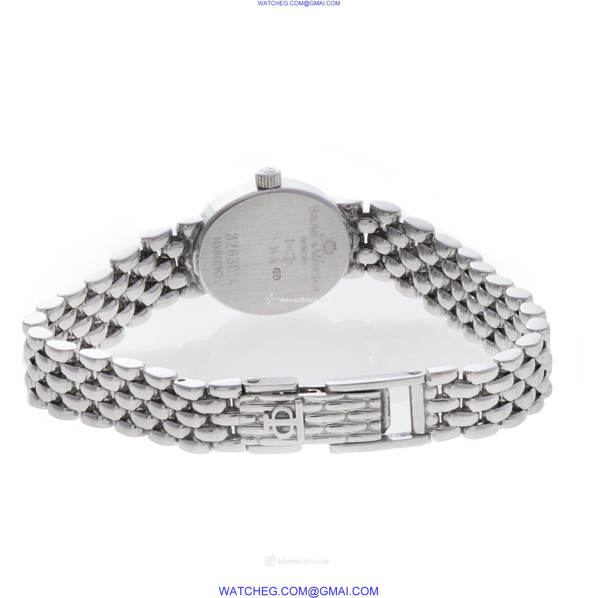 Baume & Mercier MX000M7L Geneve Quartz Female 14k White Gold 3