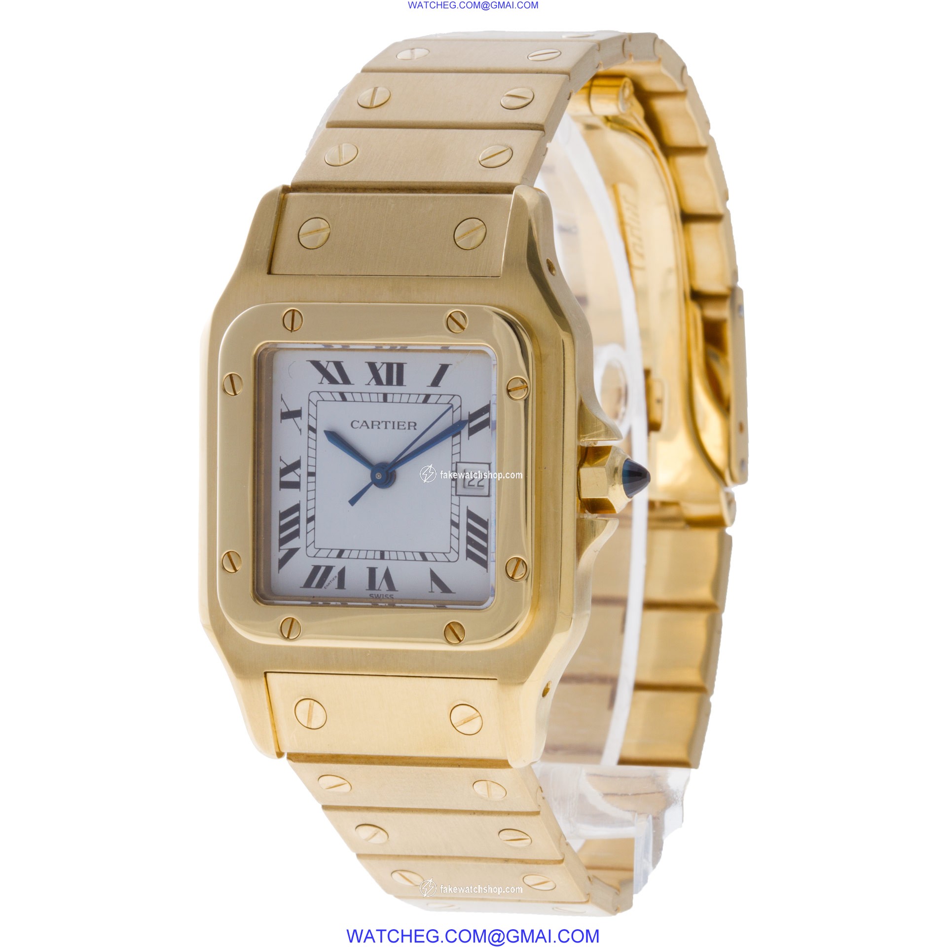 Cartier 887901 Santos Automatic Unisex 18k yellow gold 3