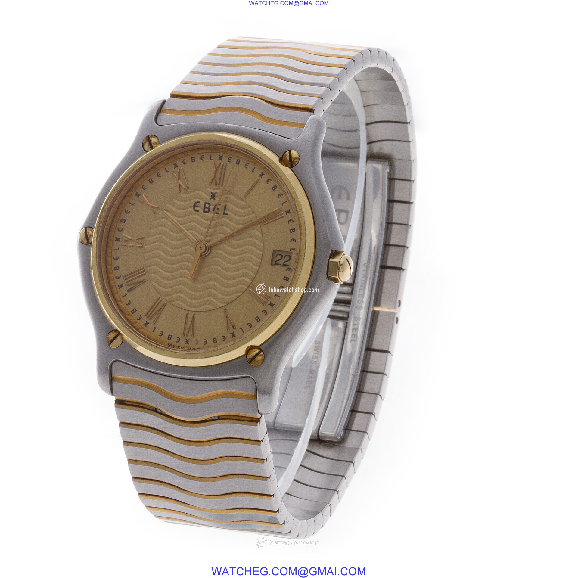 Ebel 1187141 Classic Wave Quartz Male Stainless Steel 3