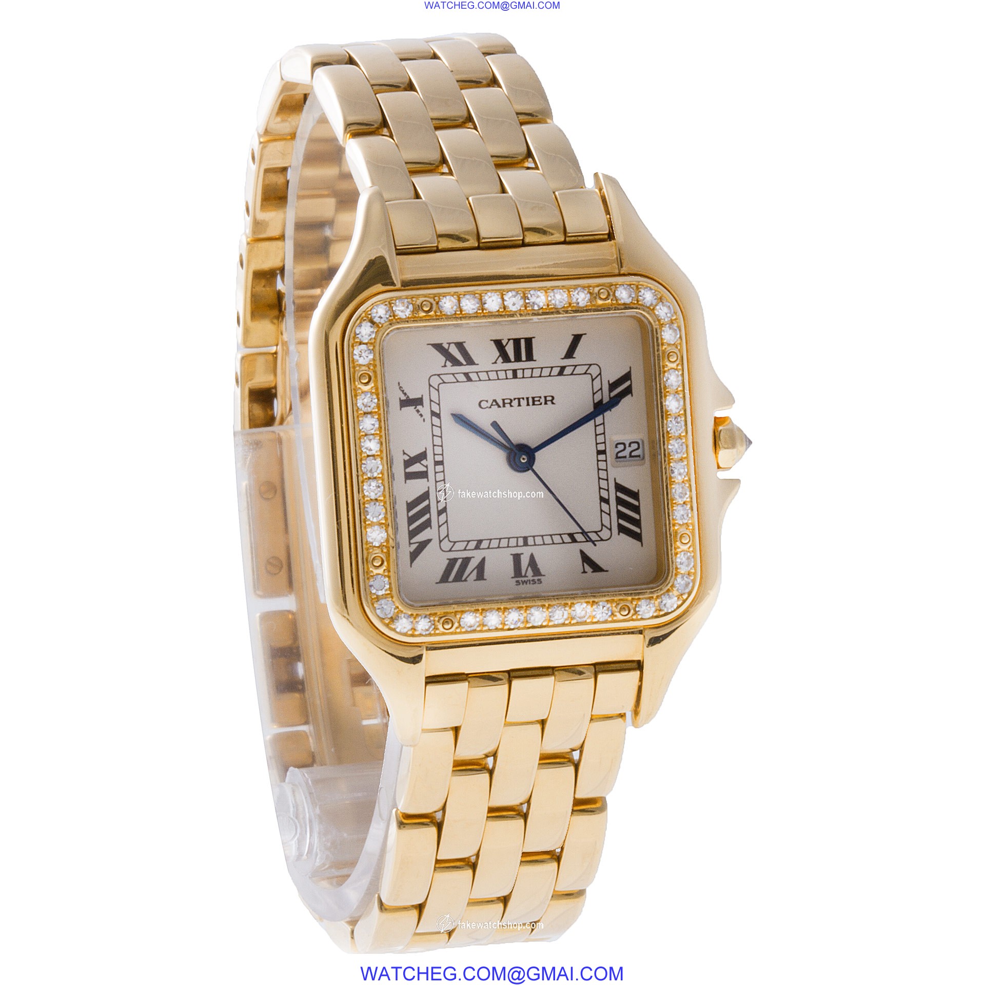 Cartier w2501489 Panthere Quartz Male 18k yellow gold 3