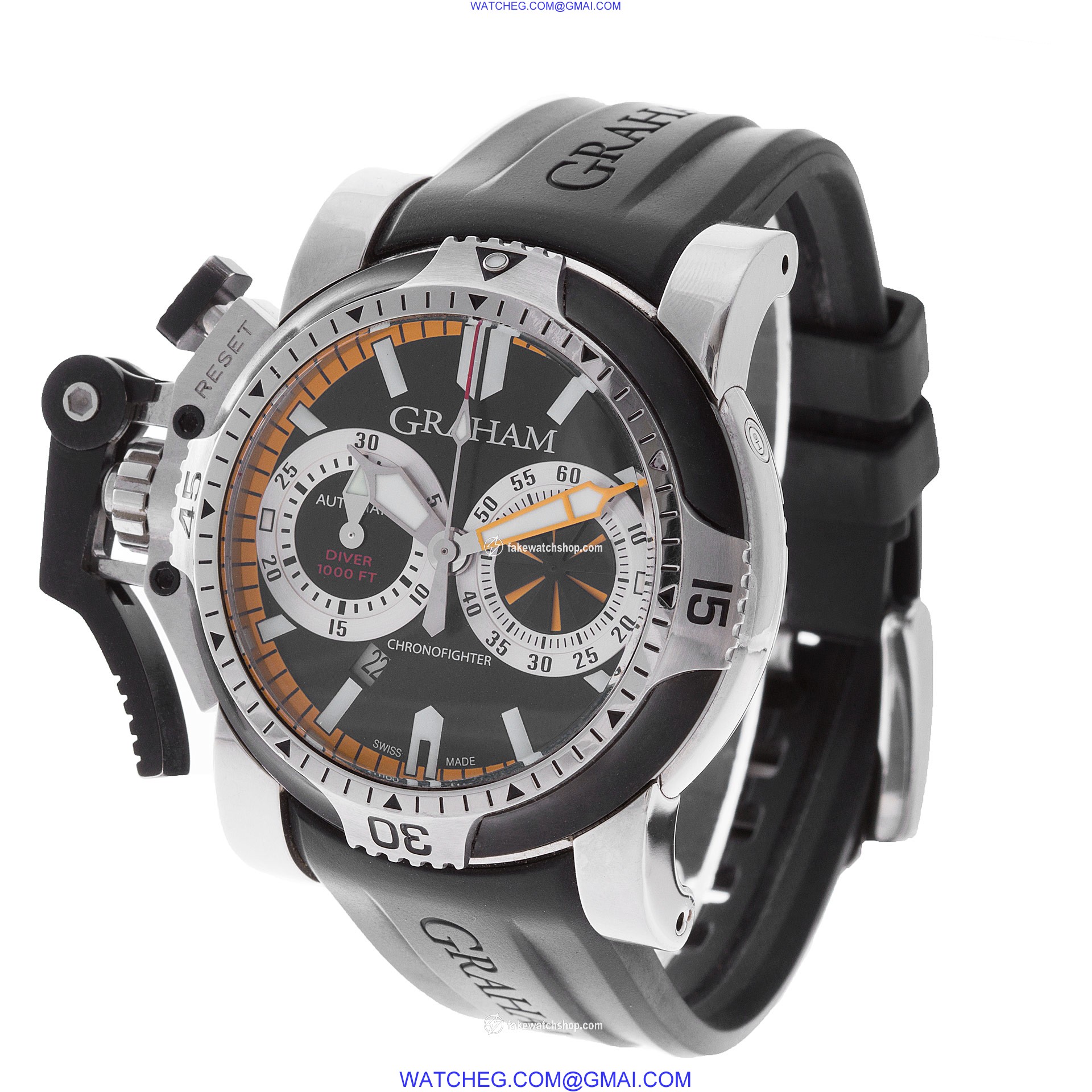 Graham 2OVES.B15A Chronofighter Automatic Male Stainless Steel 3