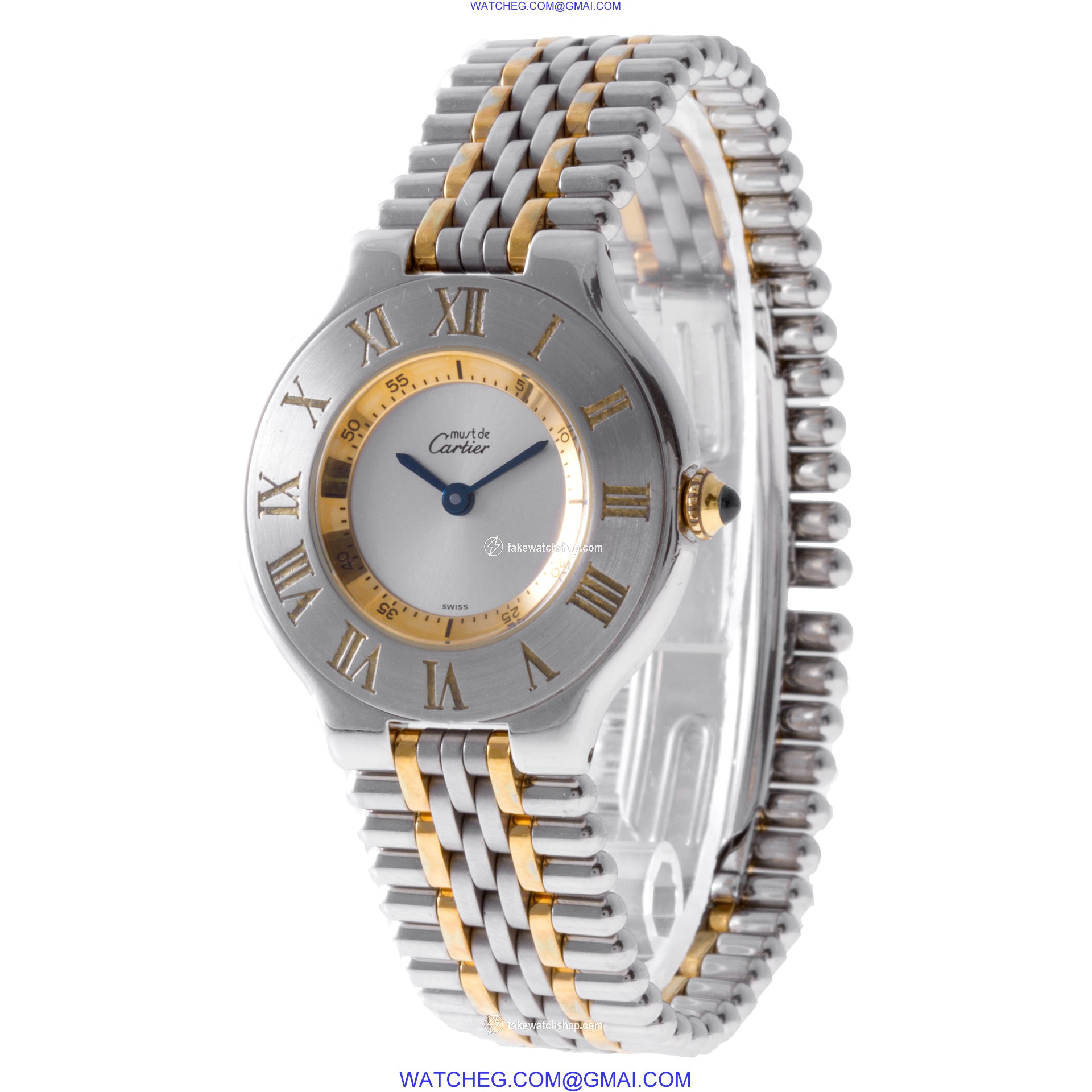 Cartier 1330 Must 21 Quartz Unisex Stainless Steel 3